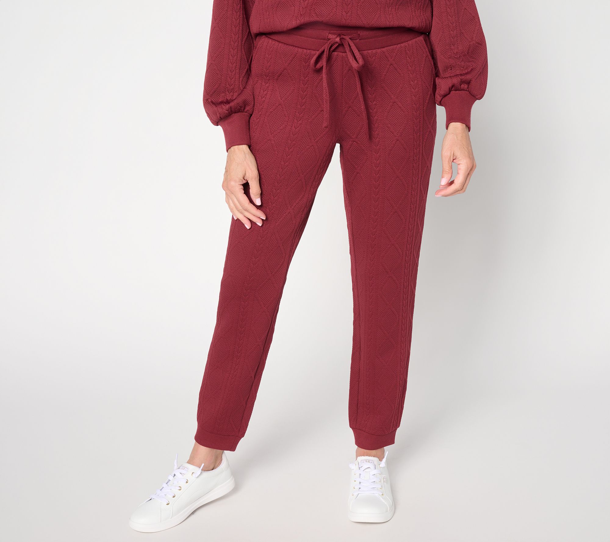 Belle by Kim Gravel Cable Chic Jogger