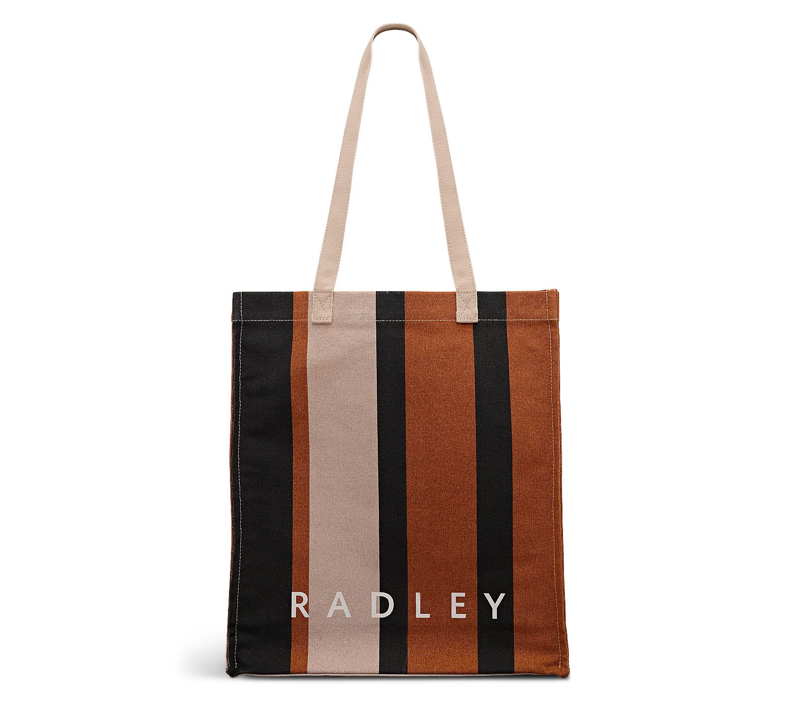 RADLEY London Stripe Medium Open Top Cotton Canvas Tote