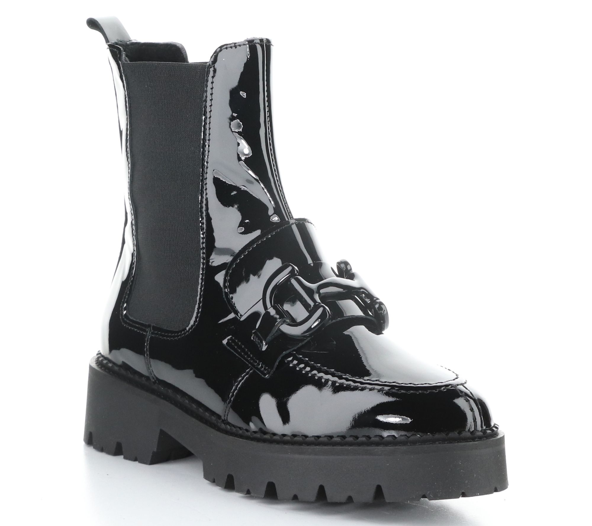 Bos. & Co. Winter Patent Leather Side Zip  Boot- Bruma