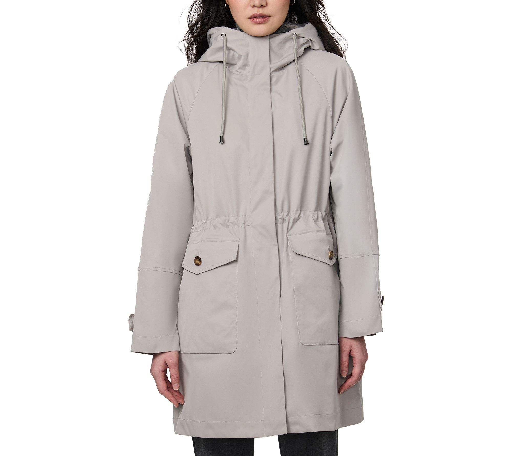 HOODED RAIN COAT
