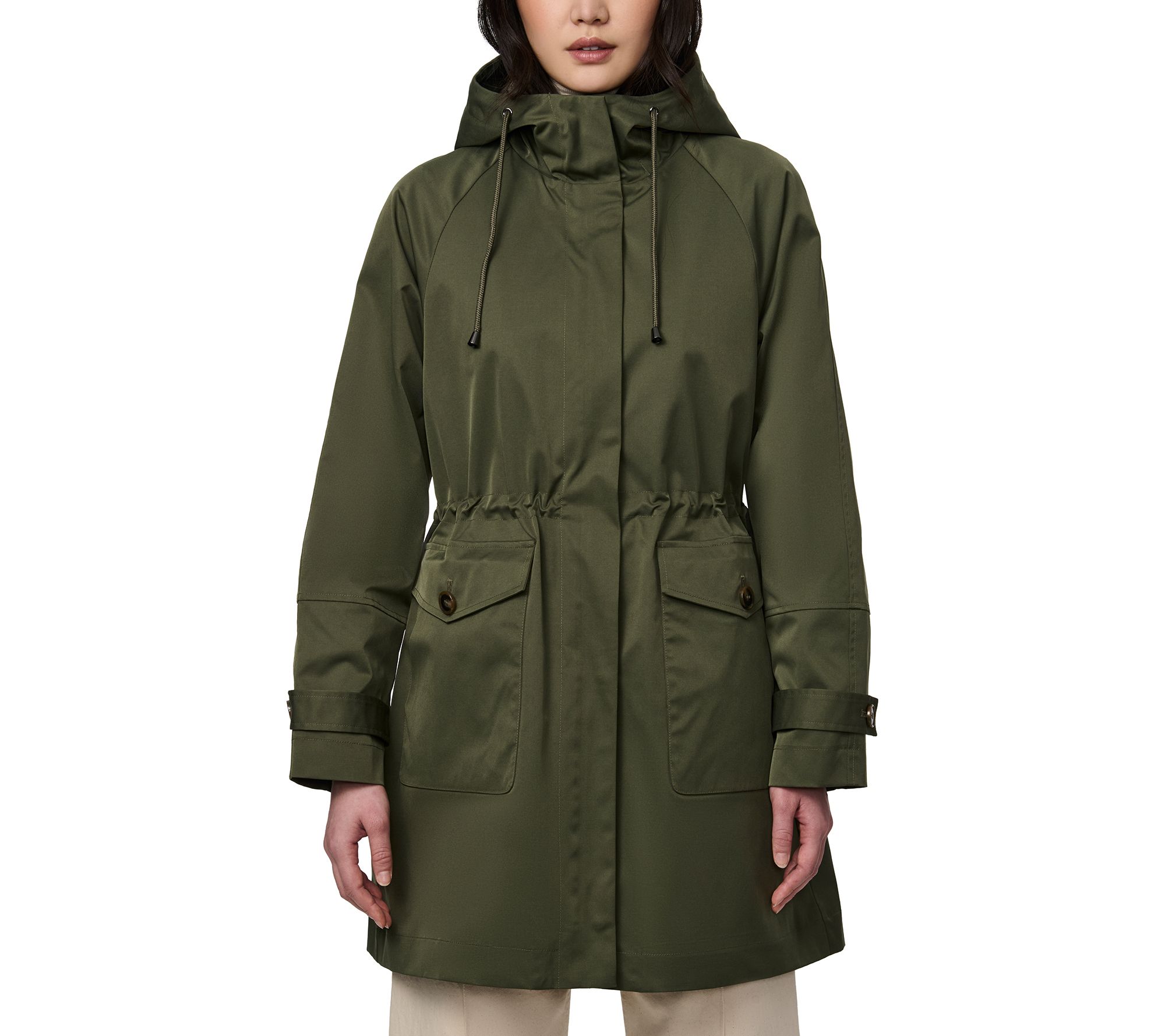 HOODED RAIN COAT