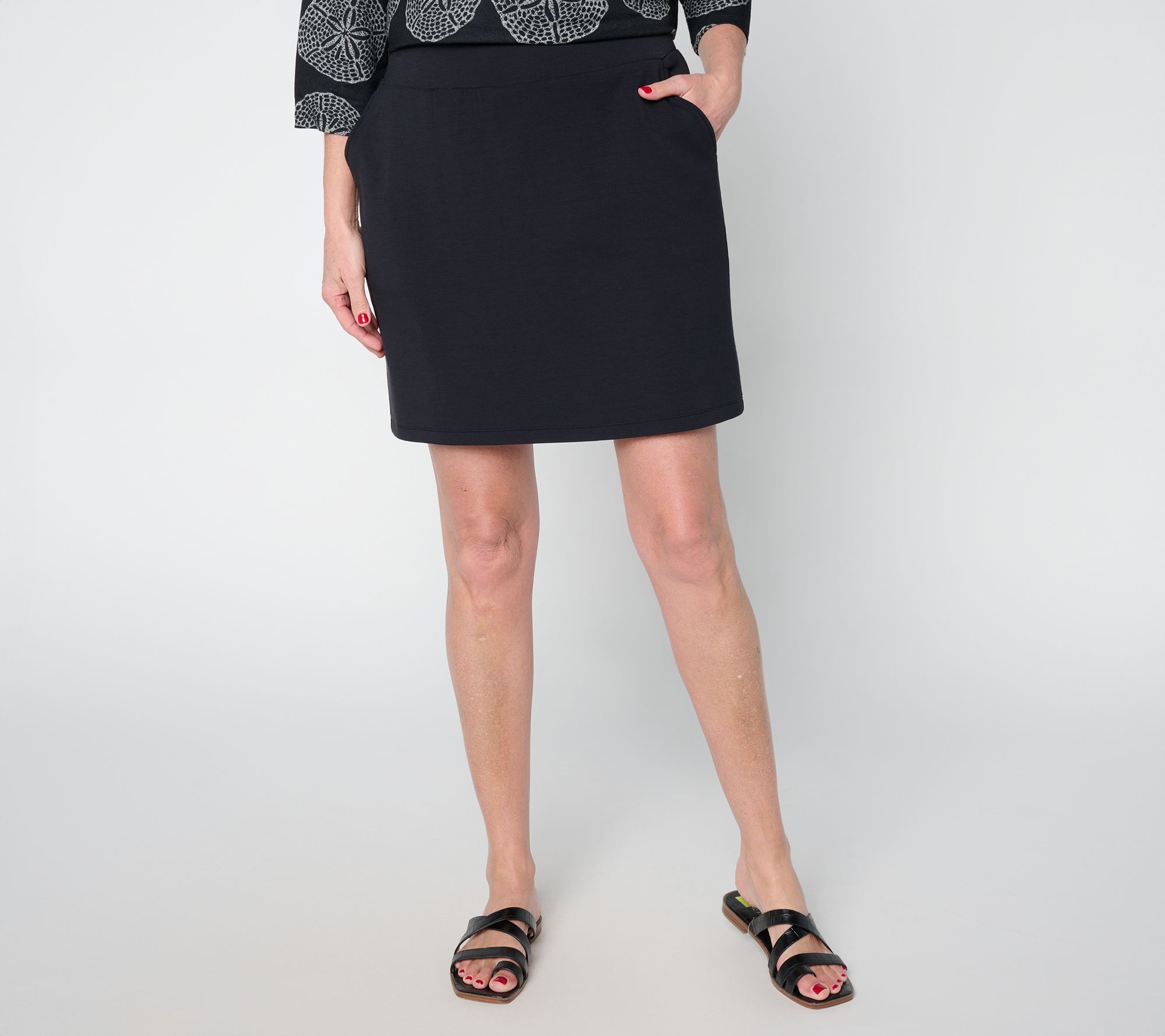 Belle by Kim Gravel Regular ScubaLuxe Showstopper Skort