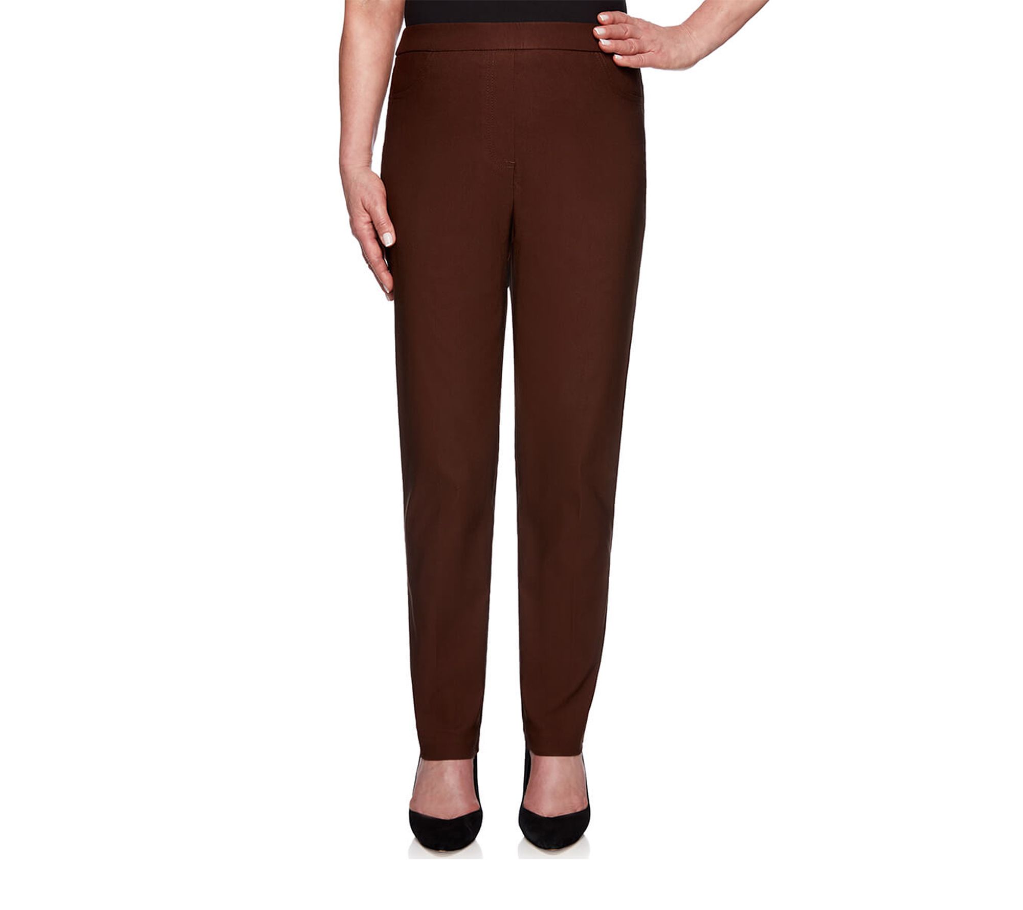 Alfred Dunner Petite Stretch Tummy SmoothingShort Pants