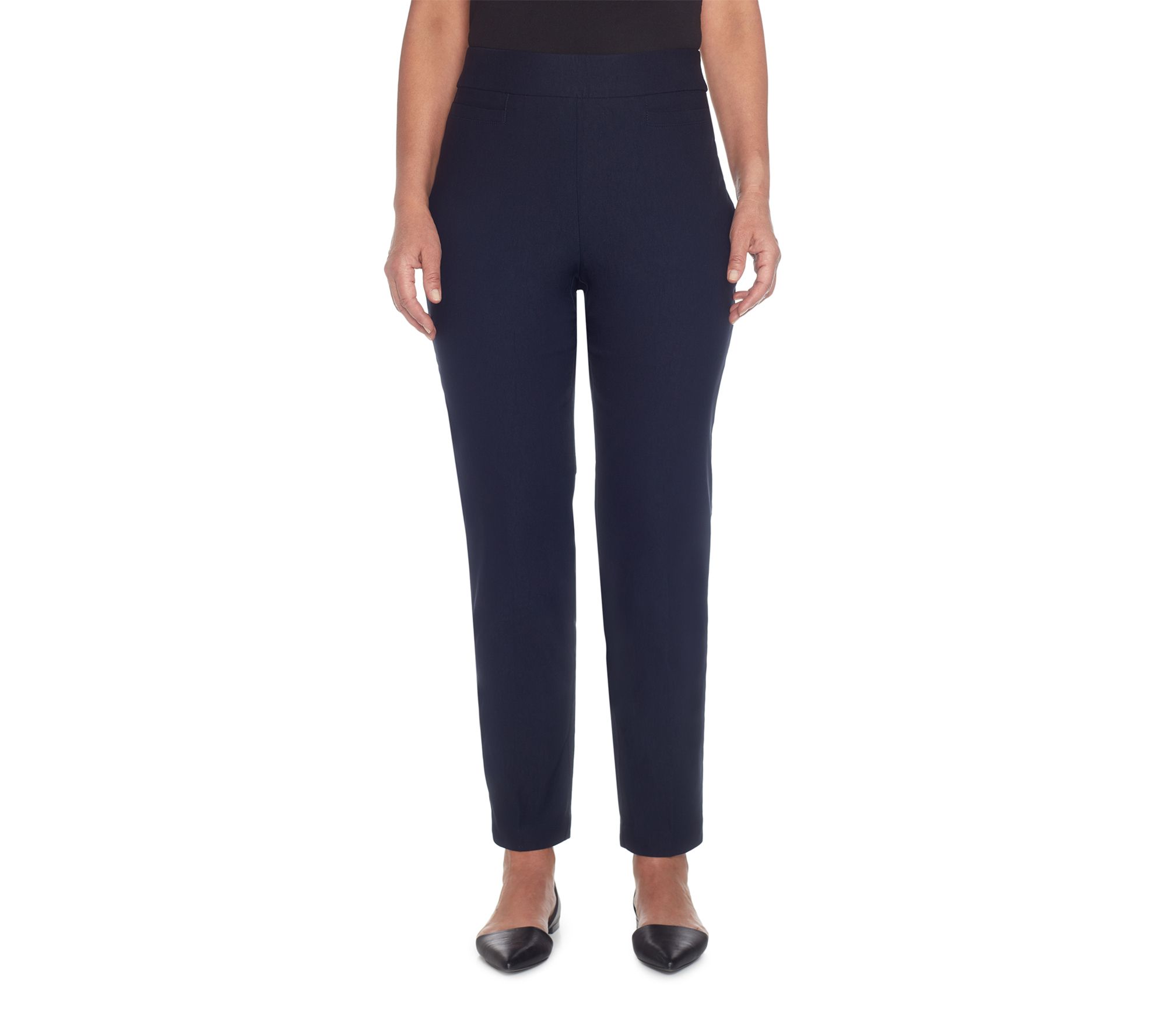 Alfred Dunner Petite Stretch Tummy SmoothingShort Pants