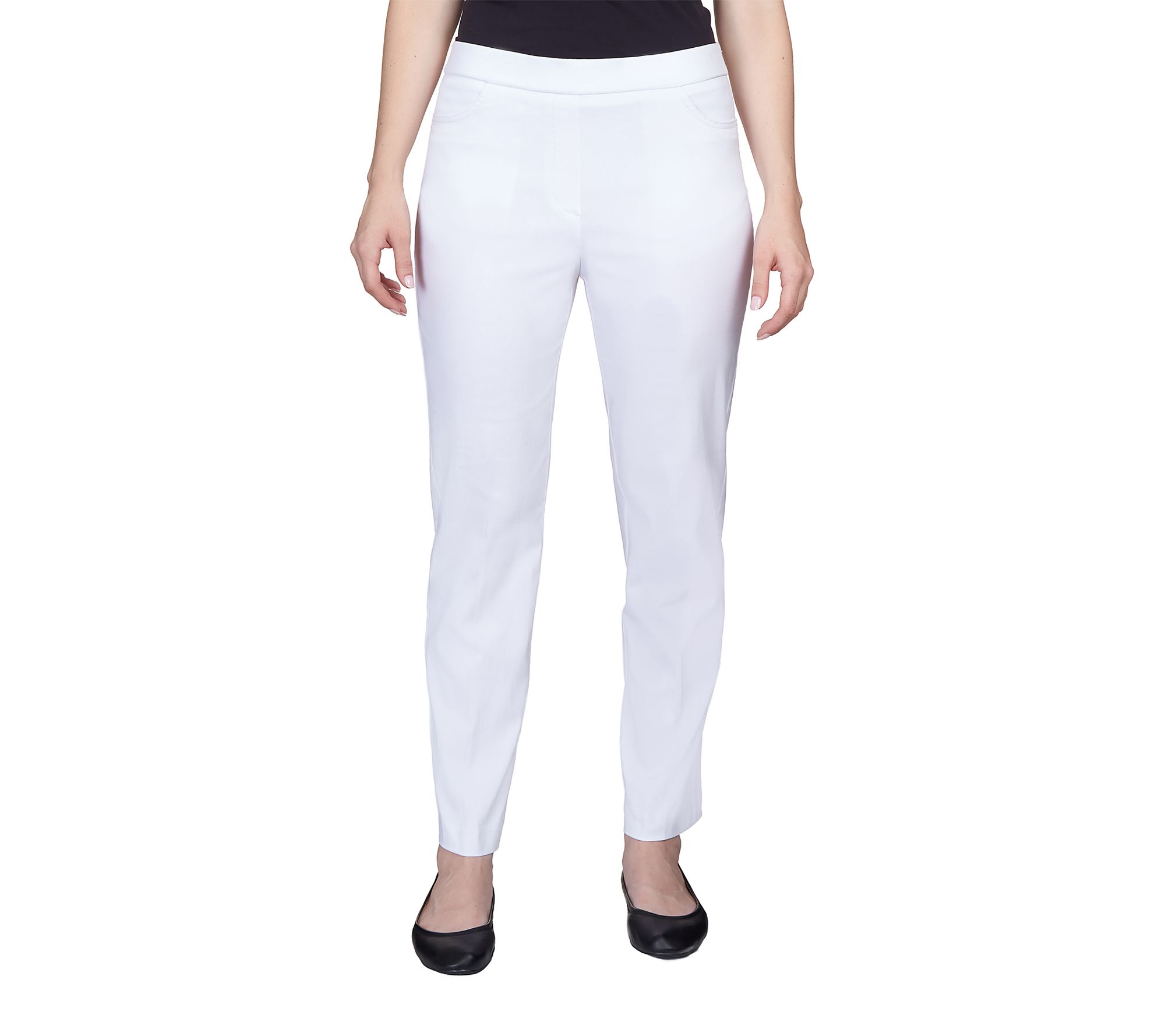Alfred Dunner Petite Stretch Tummy SmoothingShort Pants