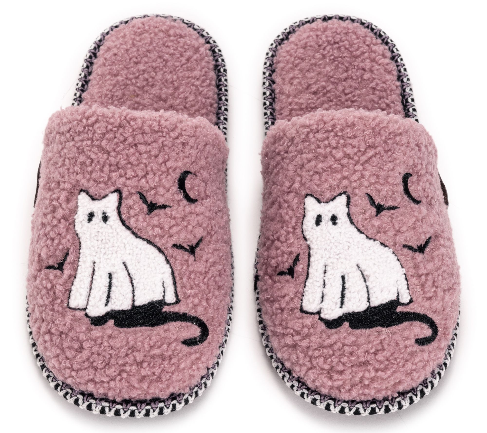 MUK LUKS Women's Novelty Punch Needle FallScuff