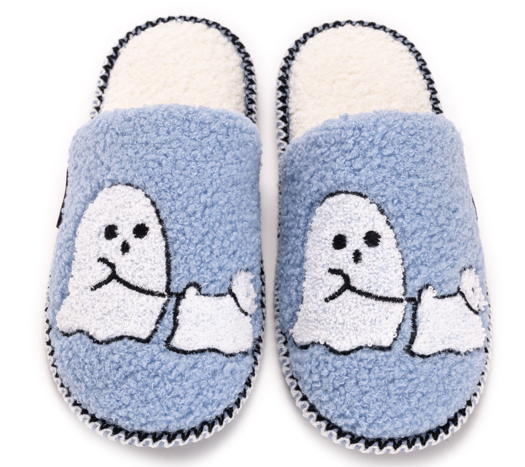 MUK LUKS Women's Novelty Punch Needle Fall Scuff