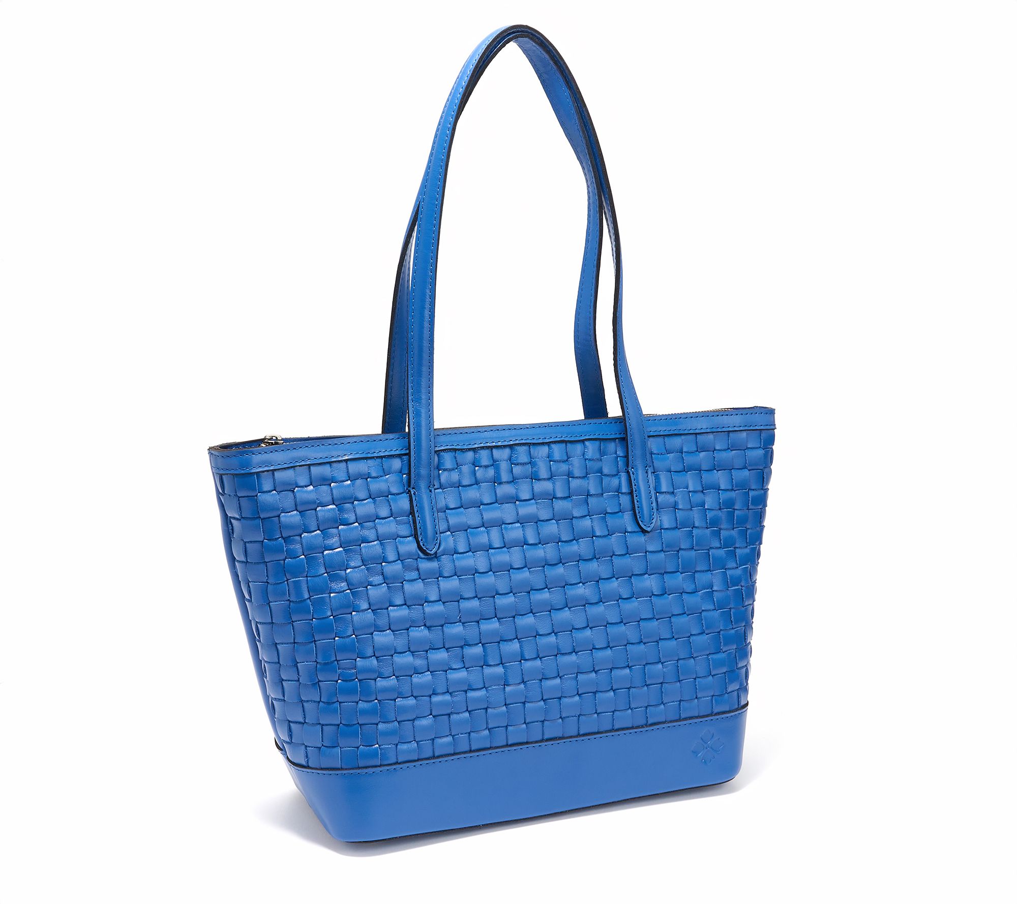 Patricia Nash Leather Verzi Woven Tote