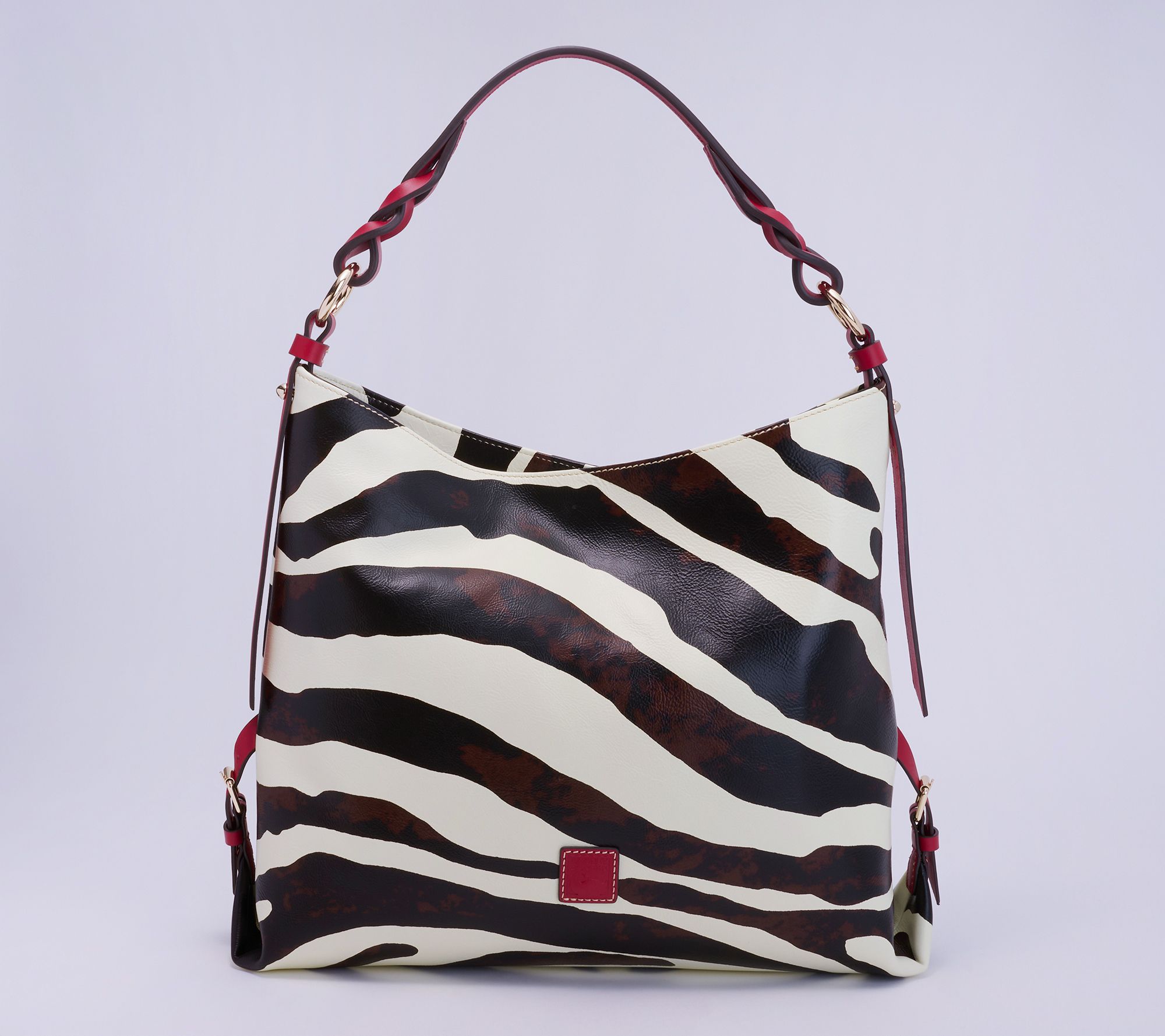 Dooney & Bourke Zebra Medium Sac Bag with Twisted Strap