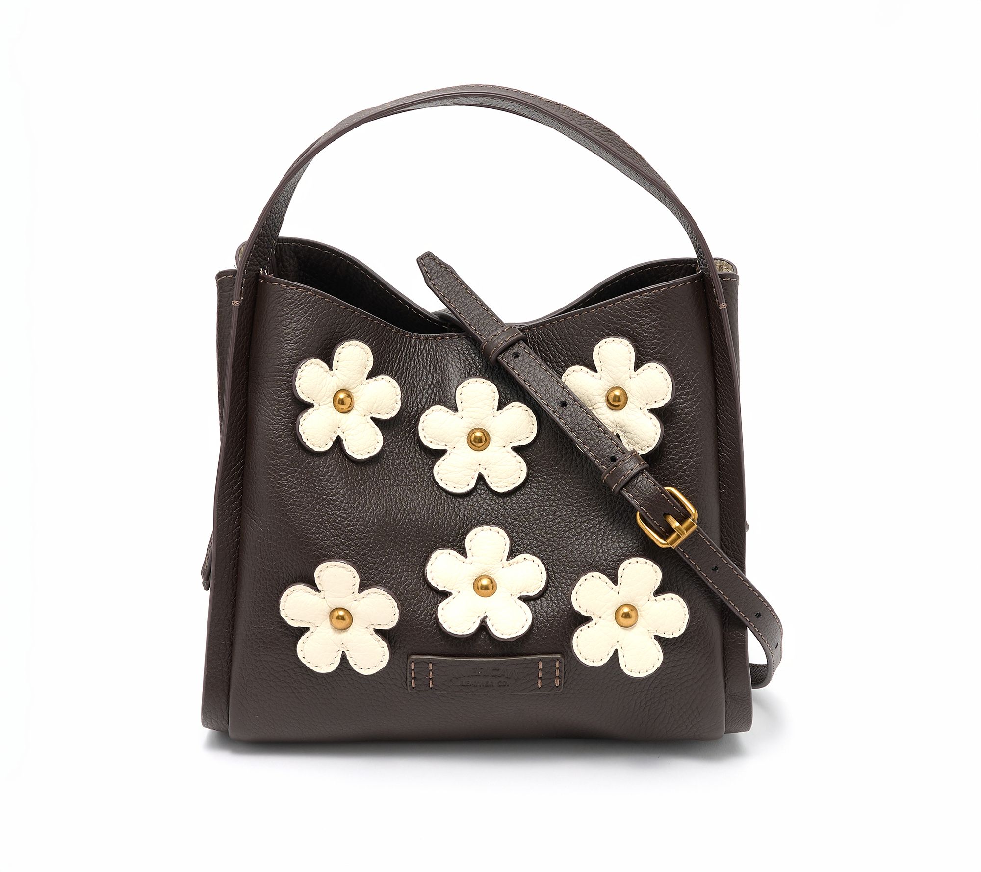 American Leather Co. Auburn Petals Convertible Crossobody