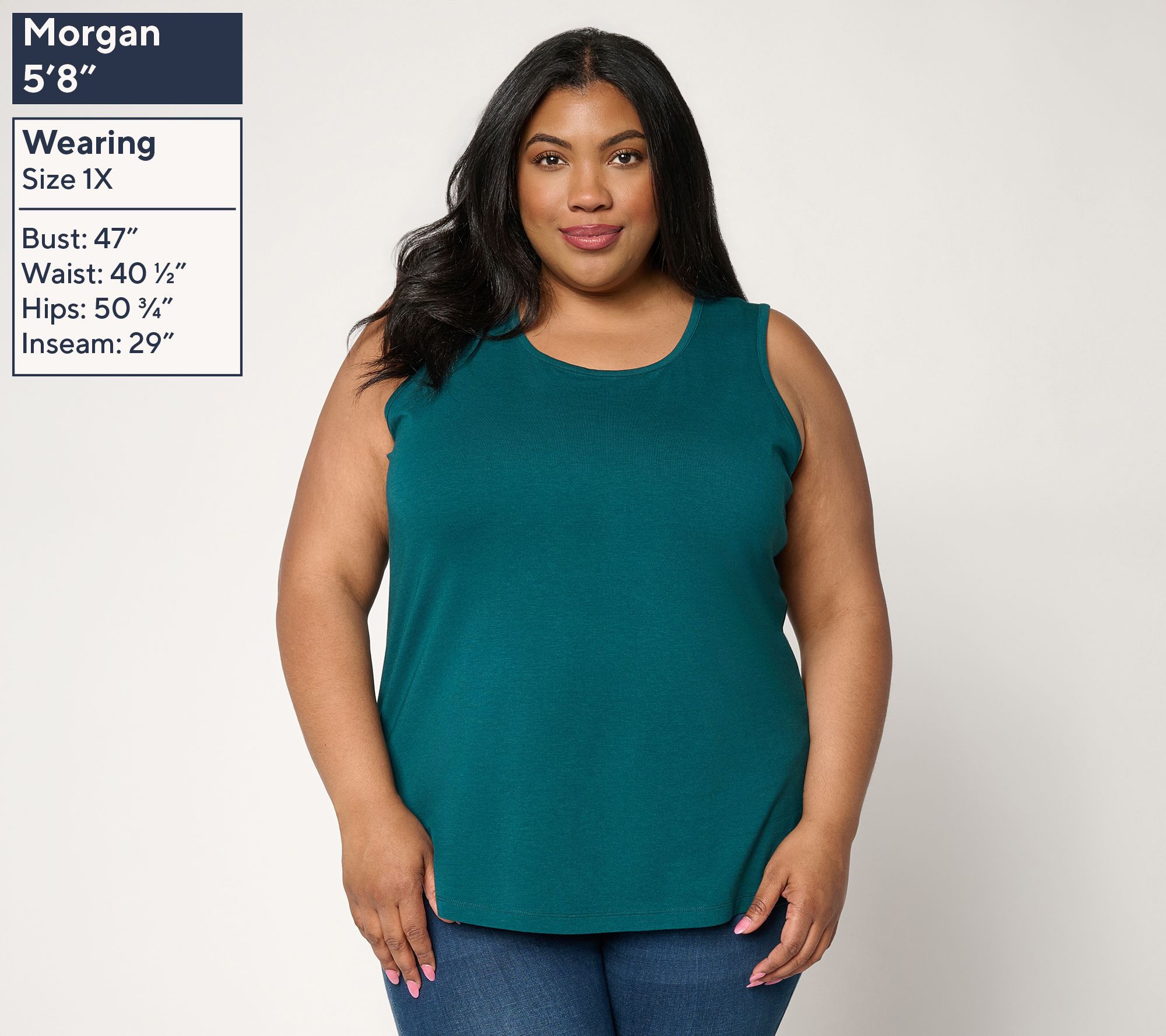 Denim & Co. Essentials Regular So Soft Jersey 2-Pack Tanks | QVC