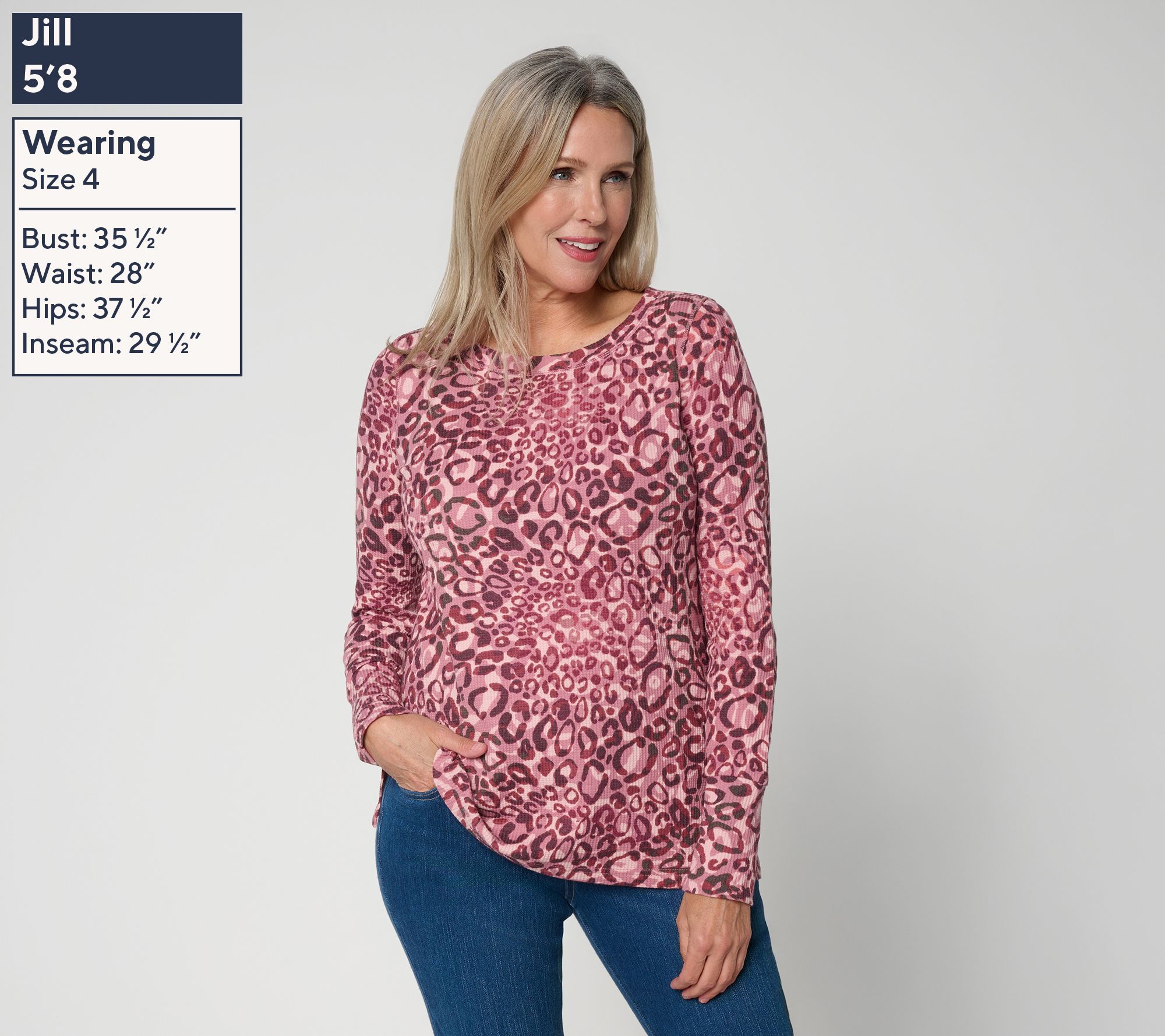【Belle Charme】Jewel Offshoulder Tops Belle by Kim Gravel Micro Waffle Bateau Wild Whisper Top - QVC.com