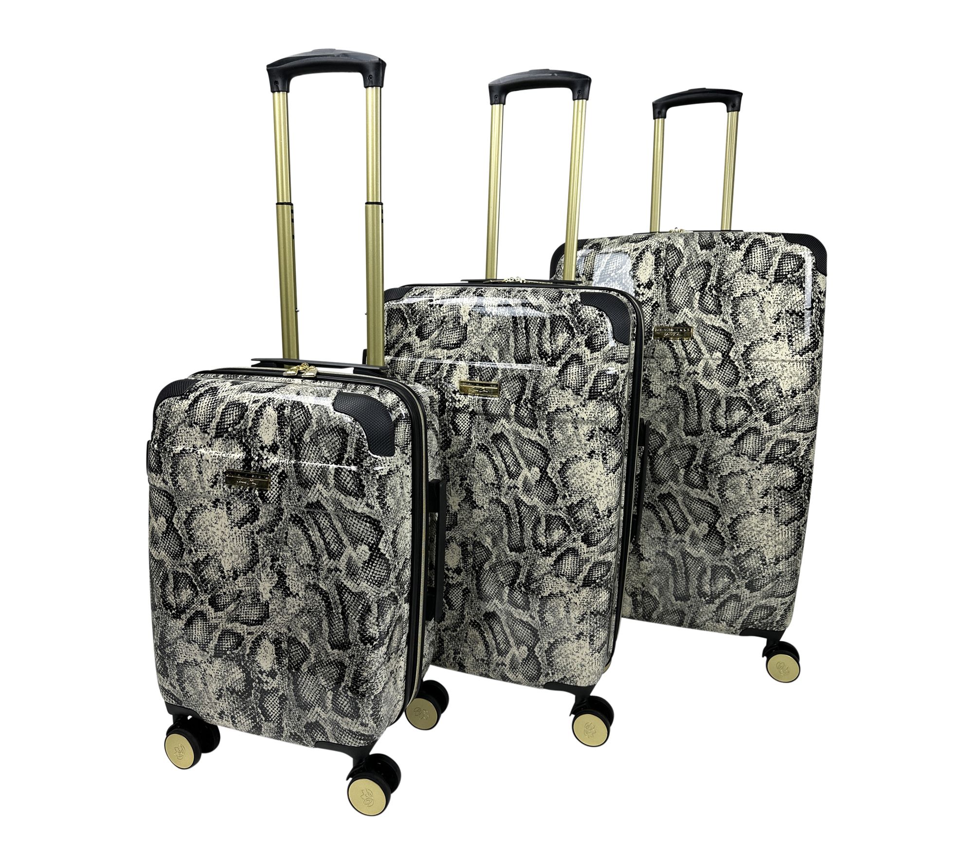 Jenni Chan Python 3-Piece Hardside Spinner Set