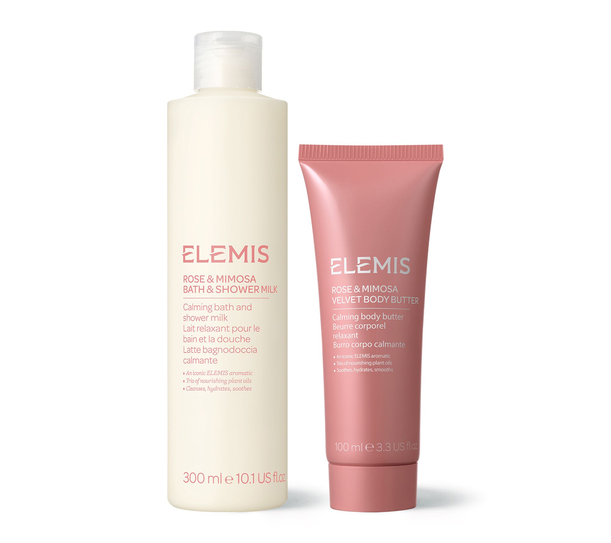 ELEMIS Bath & Shower Milk & Body Butter 2pc Choice Of