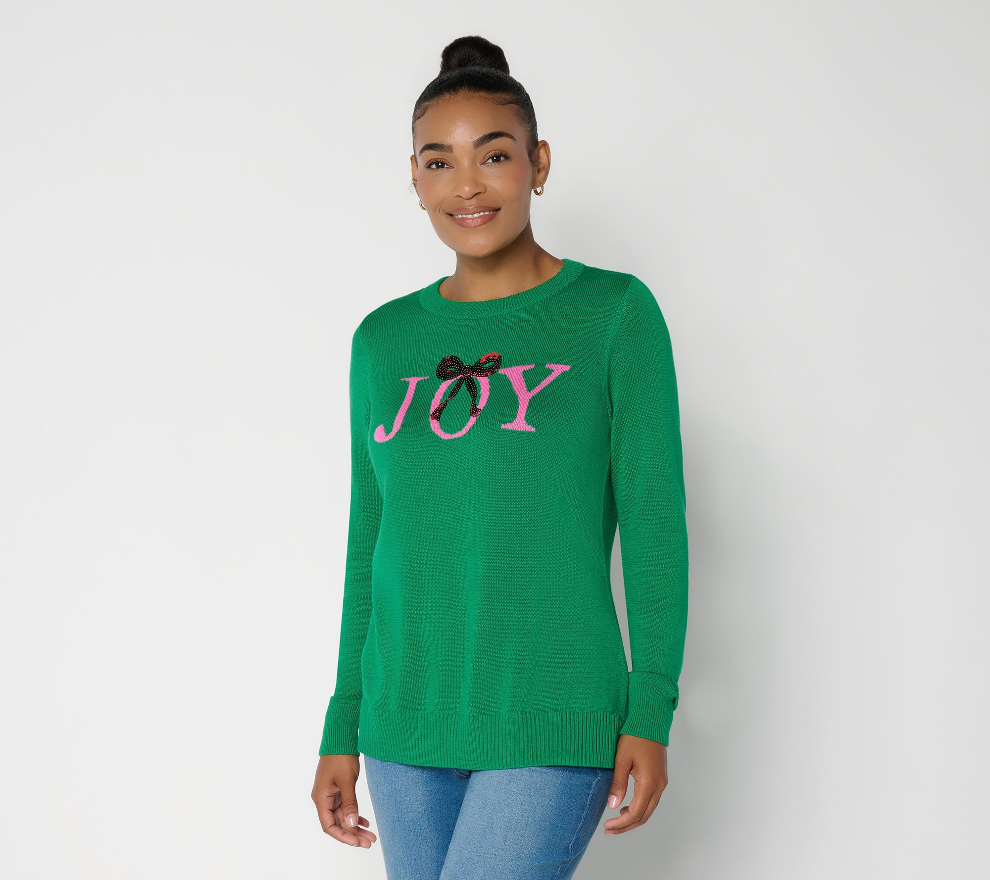  Jingle Belles by Kim Gravel Joy to the World Sweater