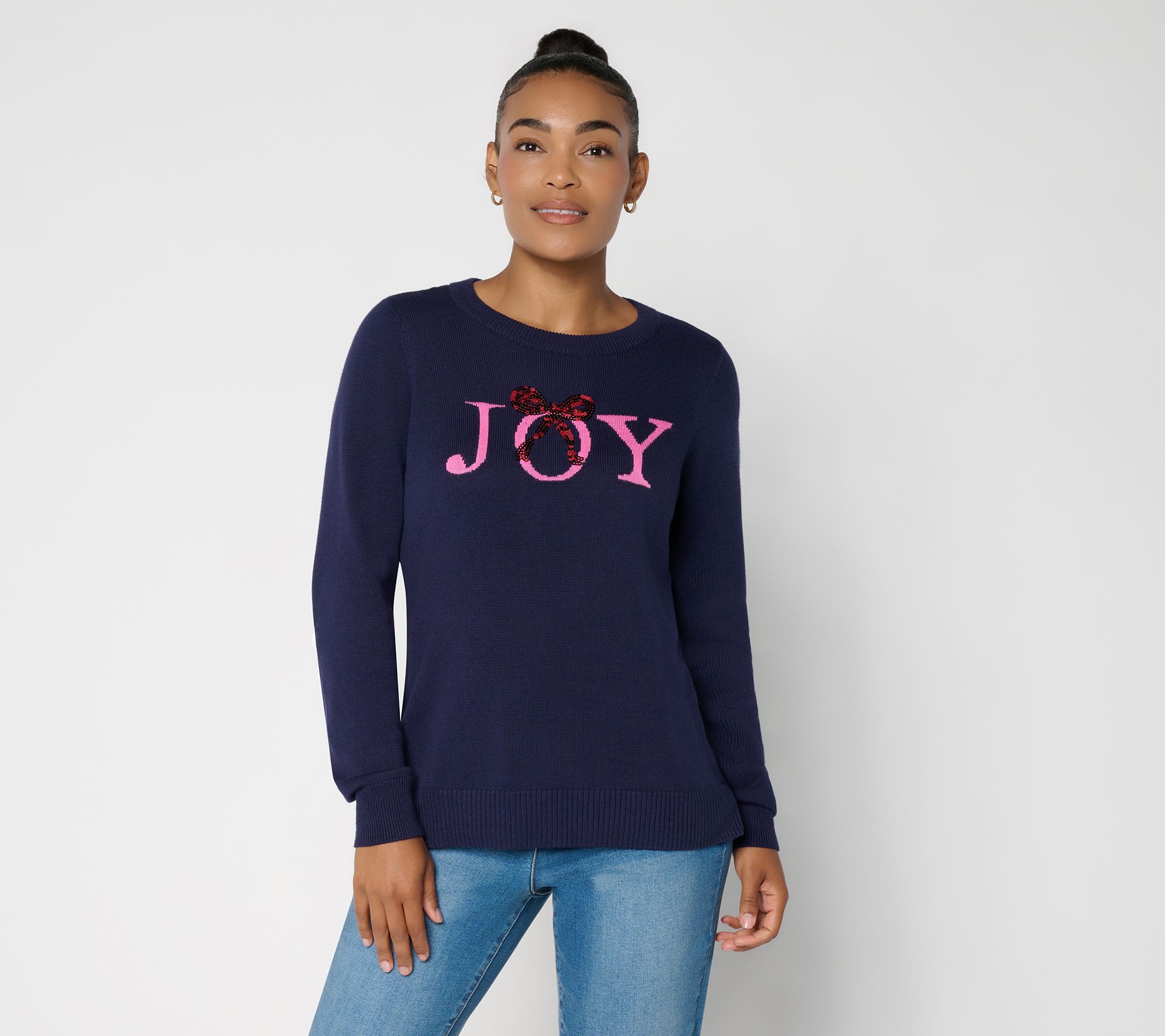 Jingle Belles by Kim Gravel Joy to the World Sweater