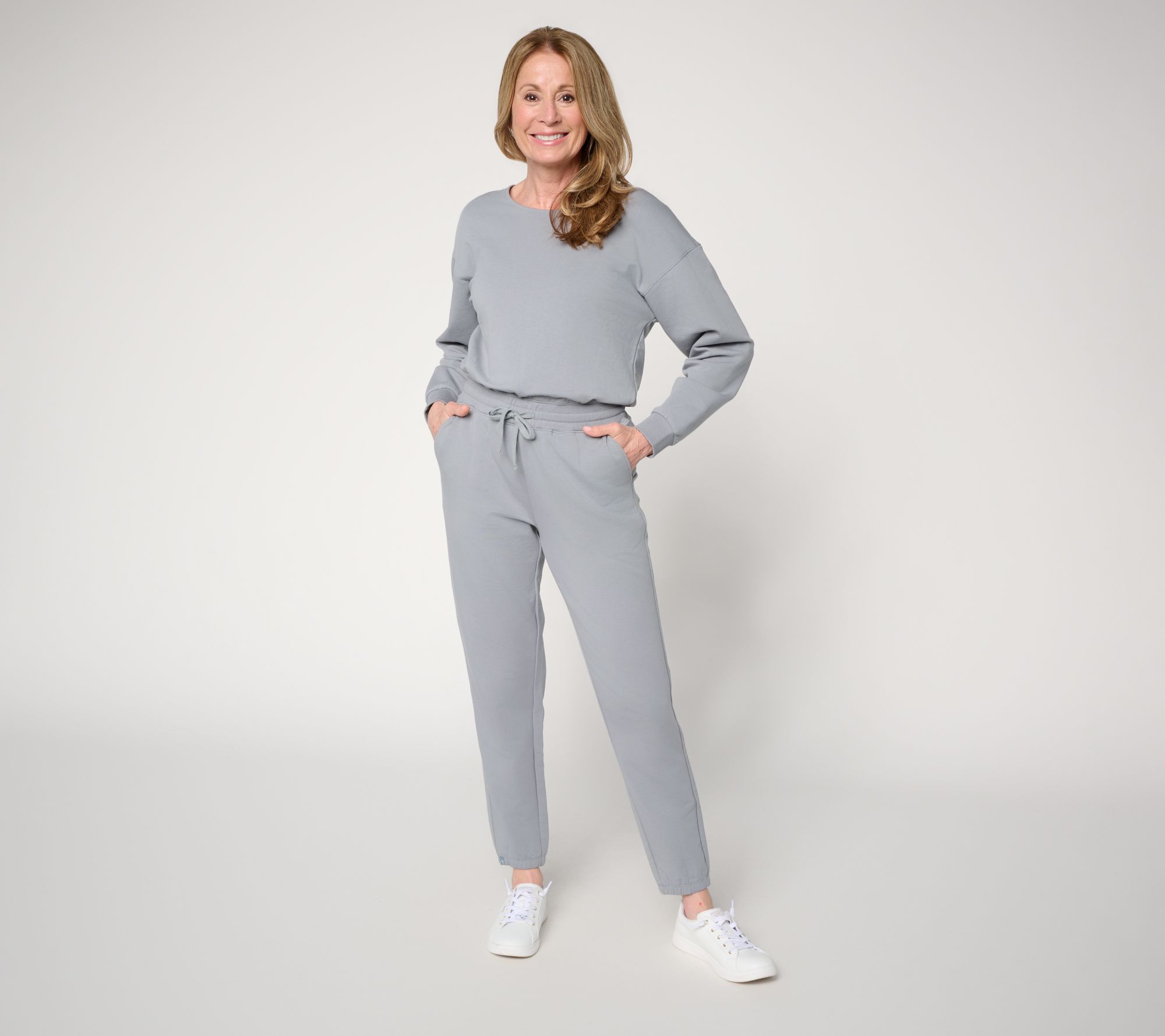 "As Is" Barefoot Dreams Brushed Luxe Lounge Jumpsuit