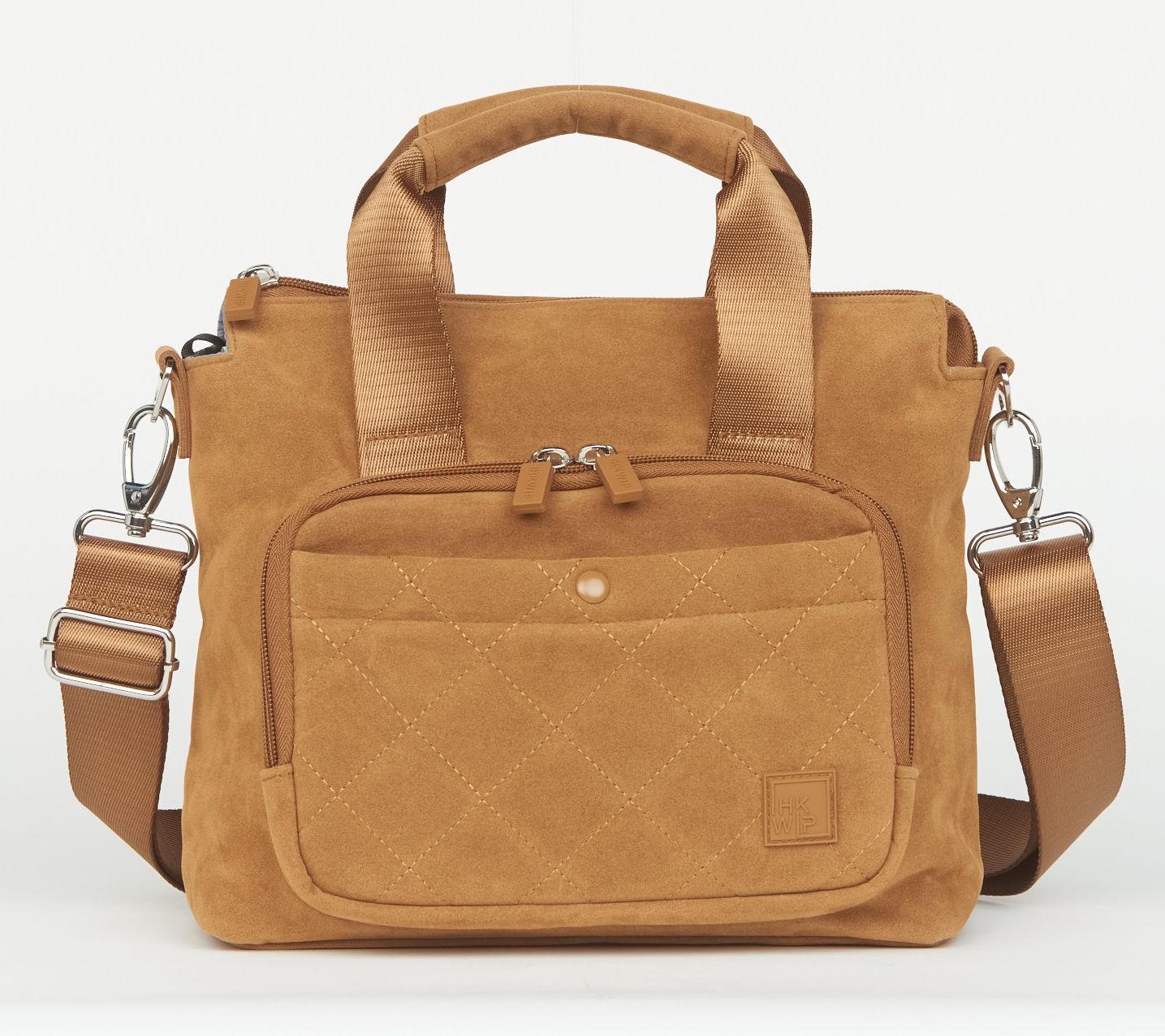 IHKWIP The Suede Mini Tote with Crossbody Strap