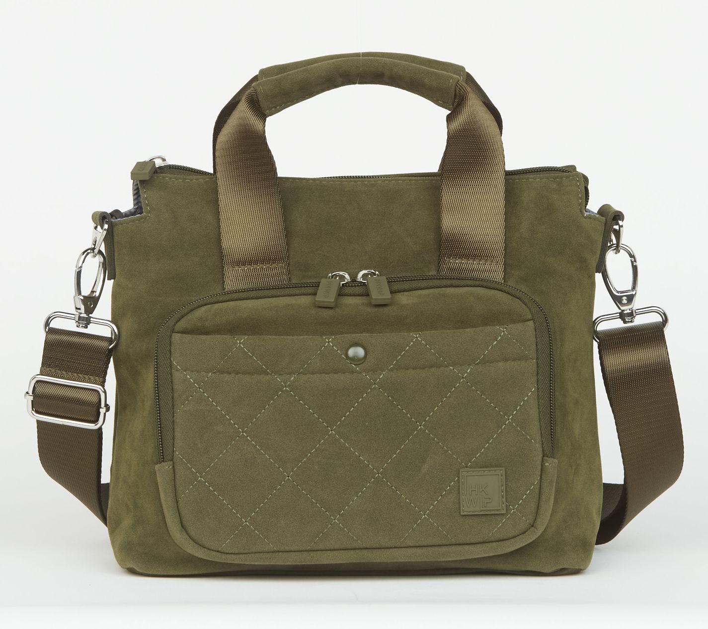 IHKWIP The Suede Mini Tote with Crossbody Strap
