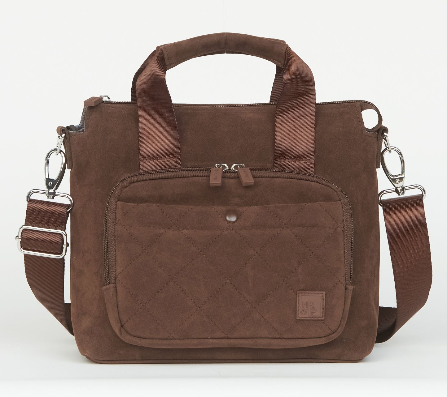 IHKWIP The Suede Mini Tote with Crossbody Strap