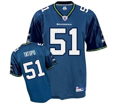NFL Seattle Seahawks Lofa Tatupu Replica Team Clor Jersey