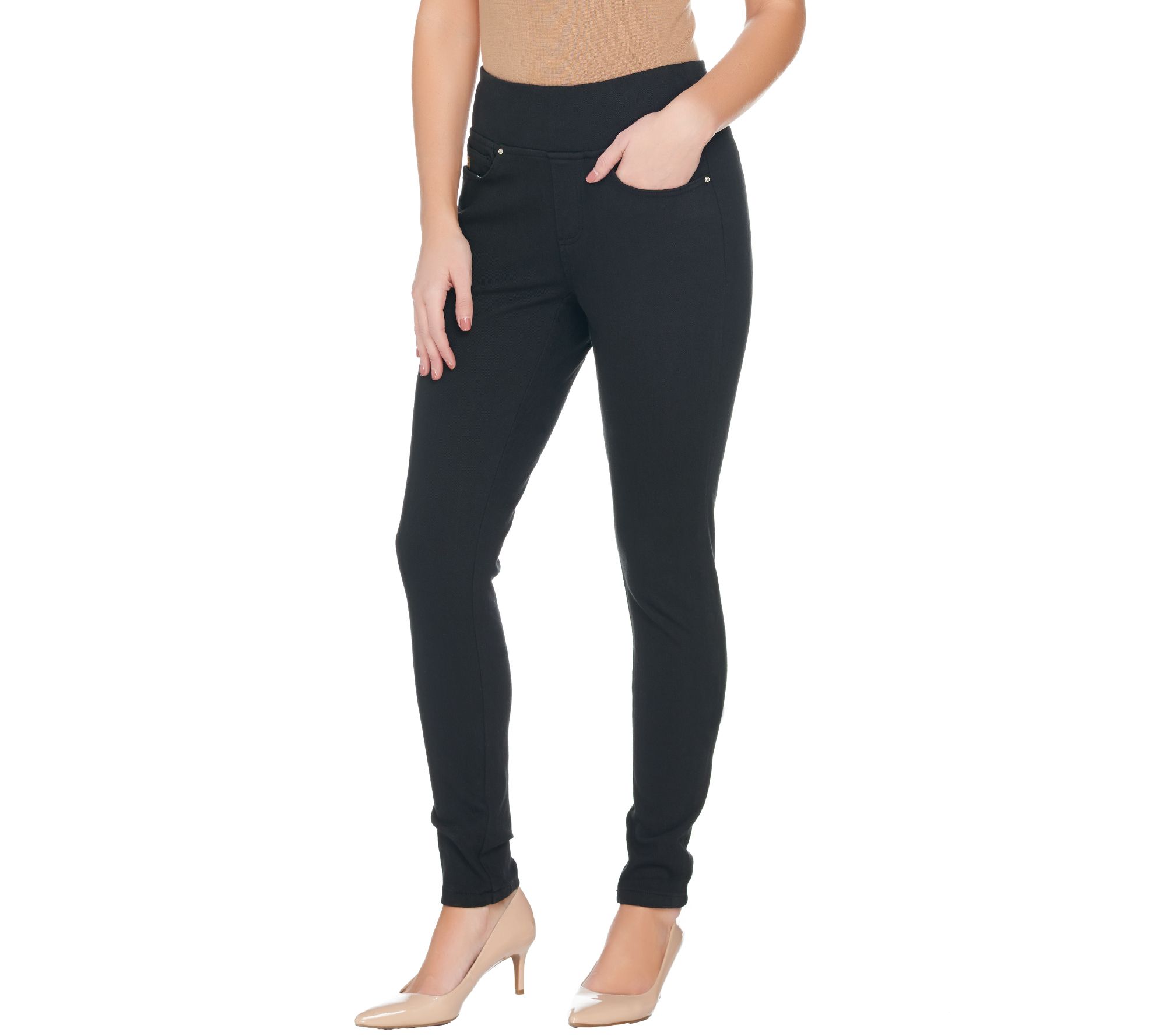 Belle by Kim Gravel Flexibelle Regular Pull-On Knit Jeggings