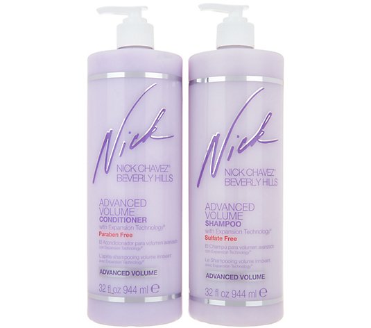 Nick Chavez Advanced Volume Sulfate Free Shampoo & Conditioner