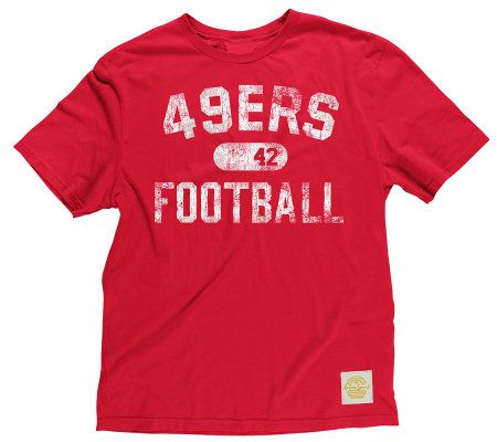 NFL San Francisco 49ers Ronnie Lott Short Sleeve Retro T-Shirt