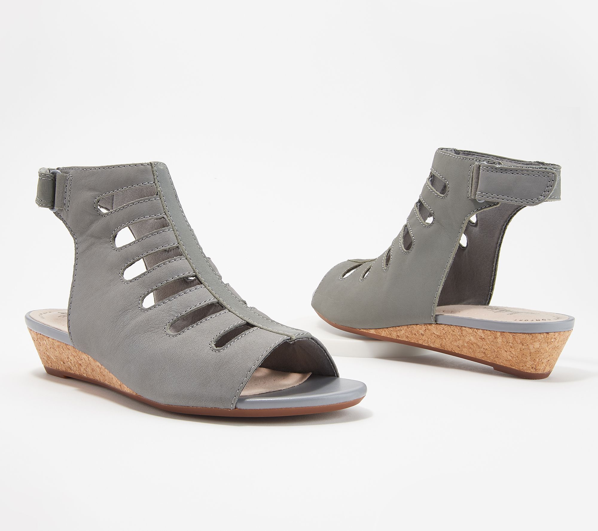 qvc women's clark sandals