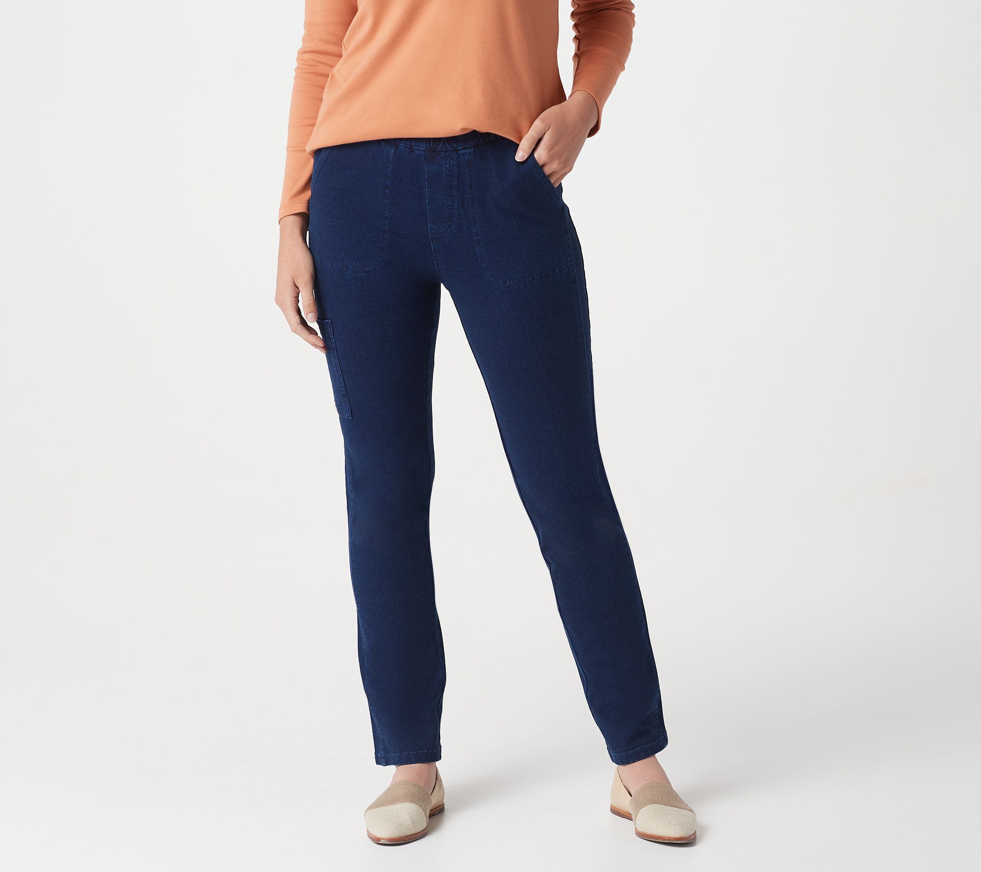 Essential Knit Seamed Pants
