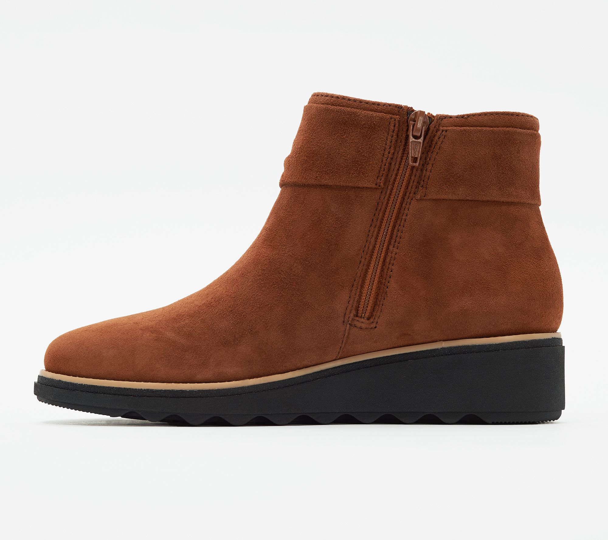 Clarks Collection Suede Ankle Boots 