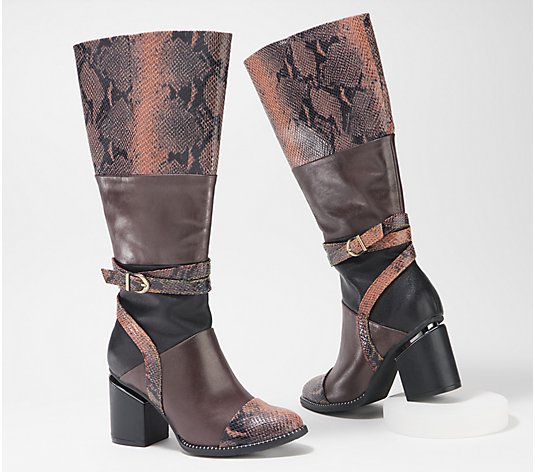 L'Artiste by Spring Step Leather Tall Shaft Boots Exguisitie