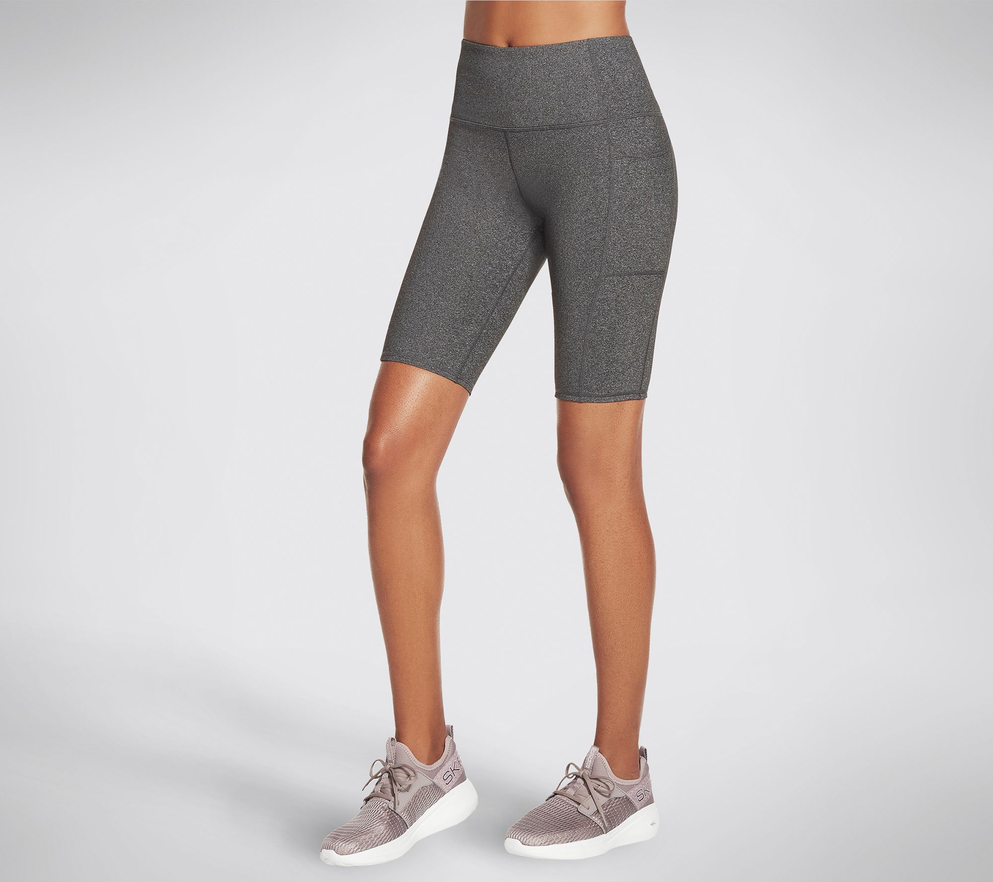 Skechers GOFLEX GoWalk High Waist Bike Shorts - 10"