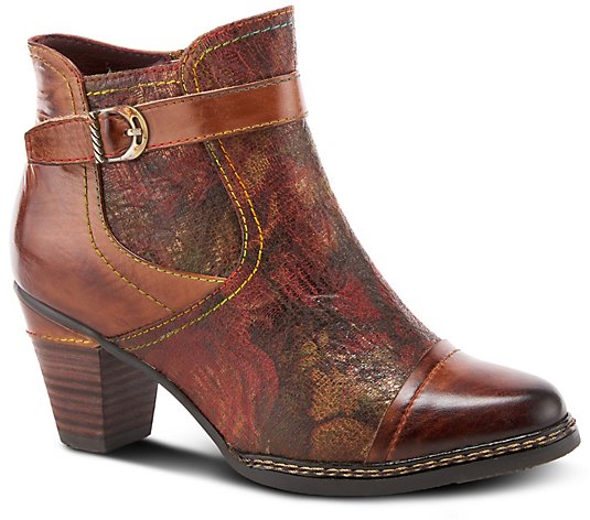 L'Artiste by Spring Step Leather Ankle Boots - Captivate