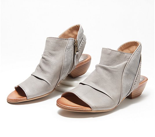 Miz Mooz Leather Heeled Sandals - Cailey