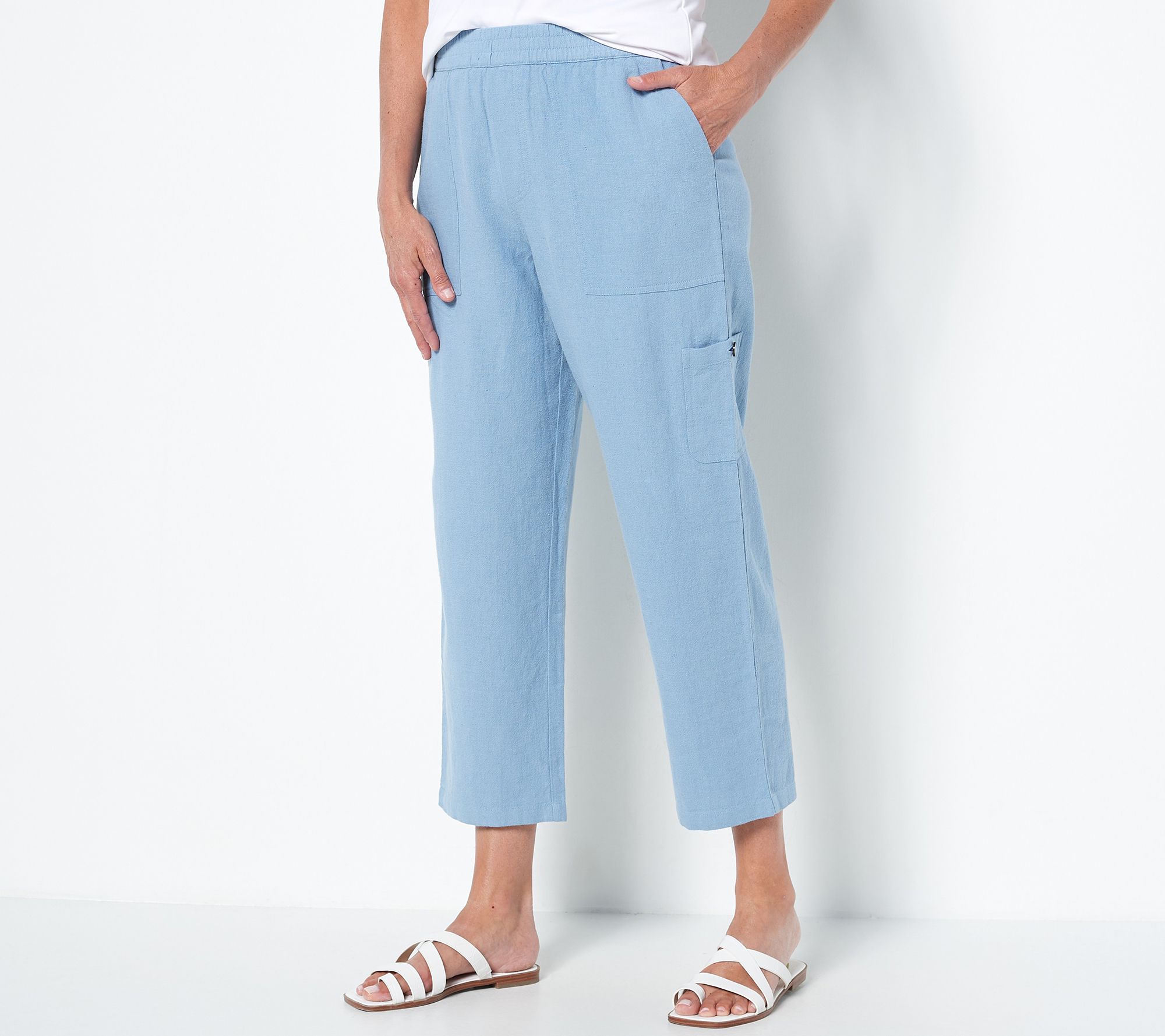 WynneLayers Luxe Crepe Jogger Pant with Side Stripe - 20458756
