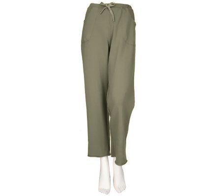 Sport Savvy Stretch Fleece Drawstring Pants with Pockets - QVC.com