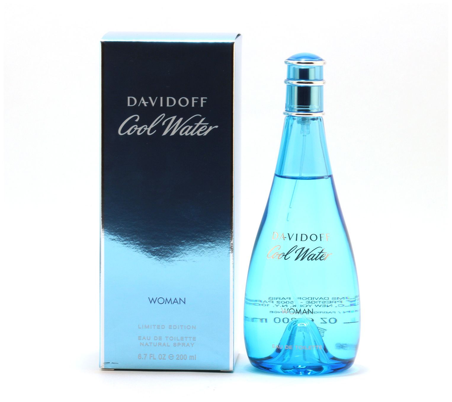 Davidoff Cool Water Eau De Toilette Spray 6.7 oz - Ladie