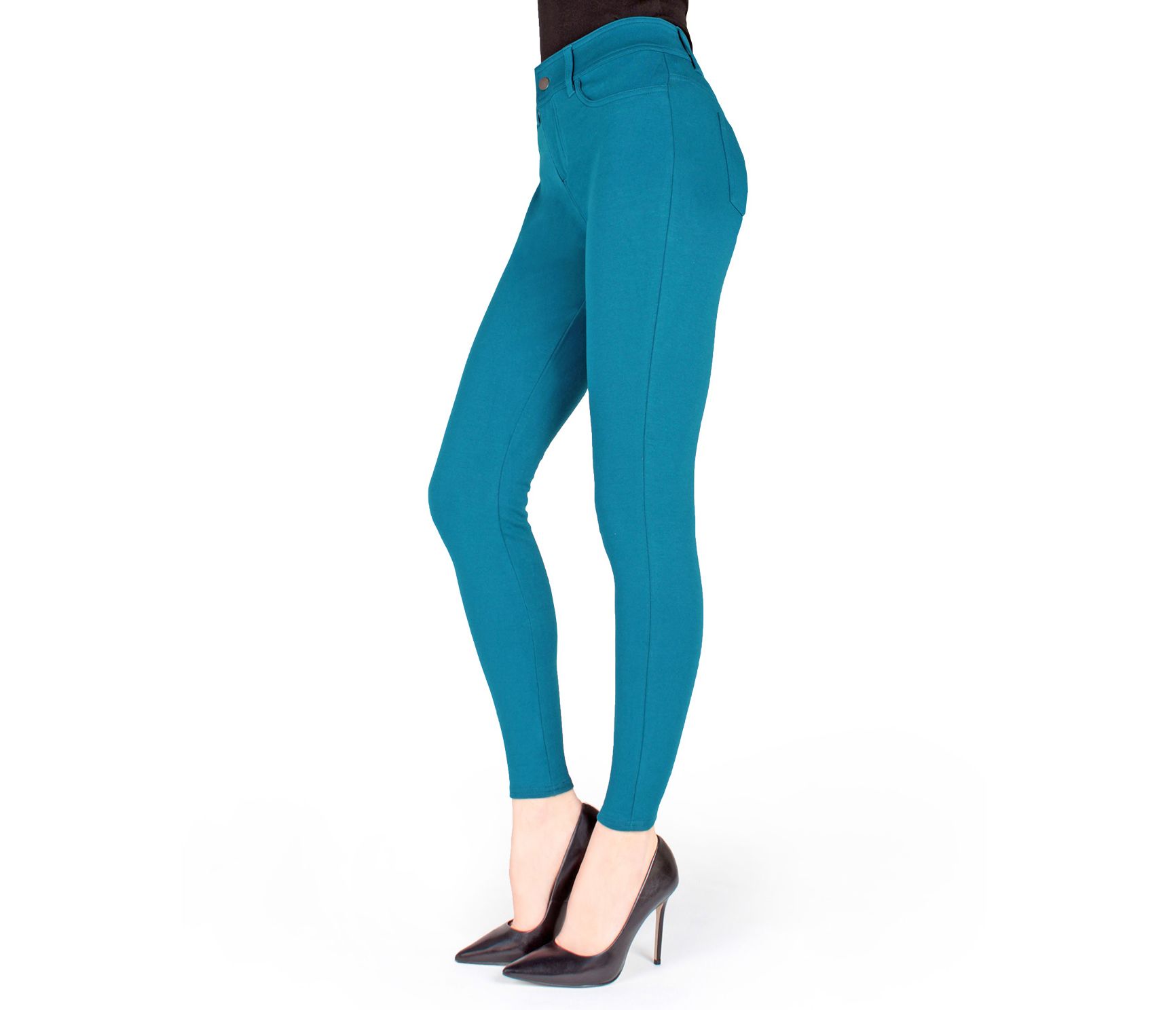 Memoi Real Zipper and Pocket Legging Pants