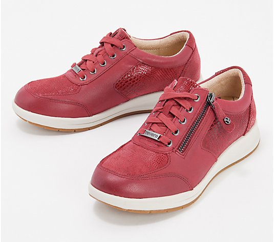 Revere Slip-Resistant Leather Lace-Up Sneakers - Boston