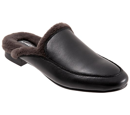 Trotters Leather Slip-On Mules - Ginette
