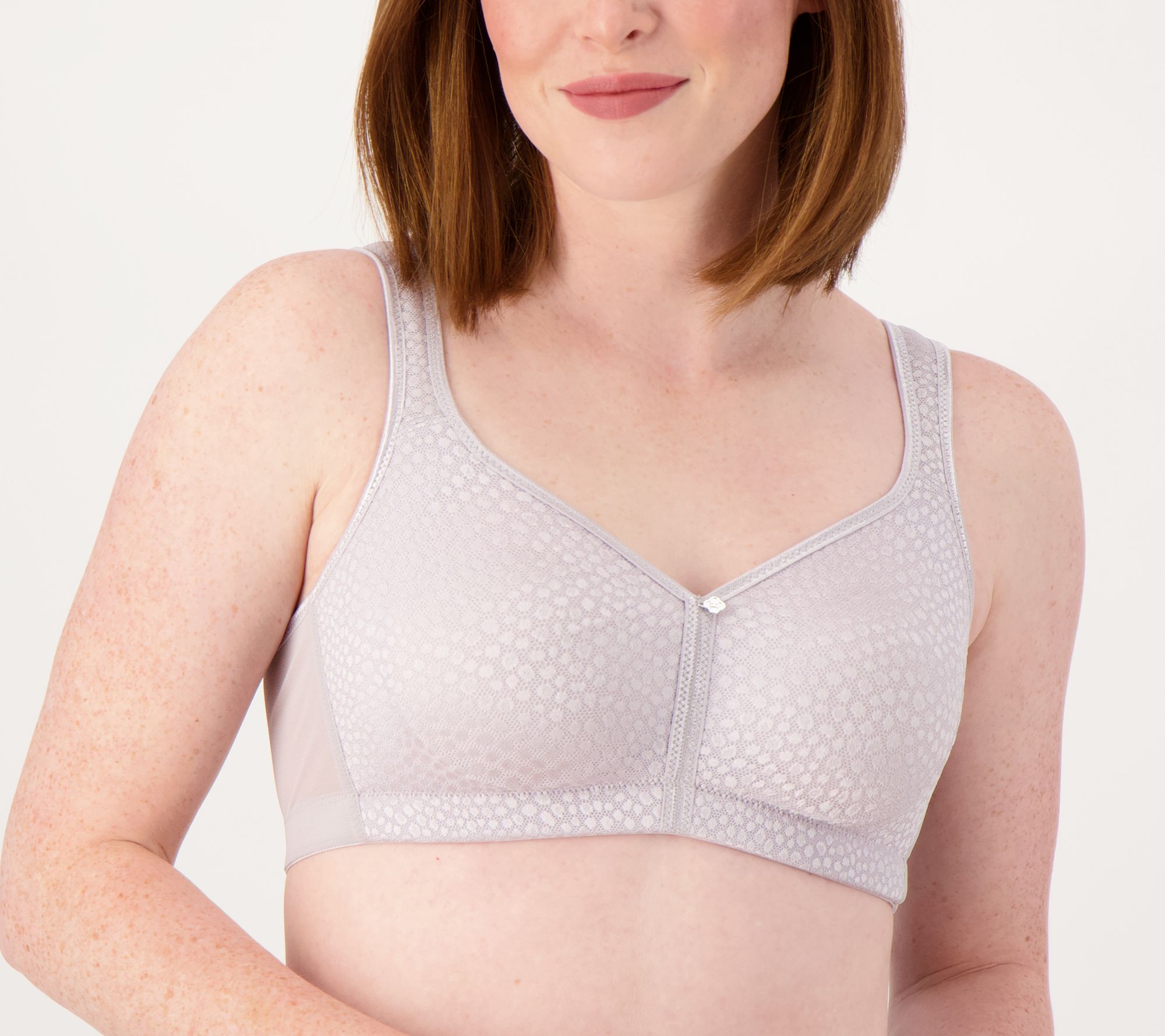 Breezies Women’s Underwire Diamond Shimmer Unlined Support