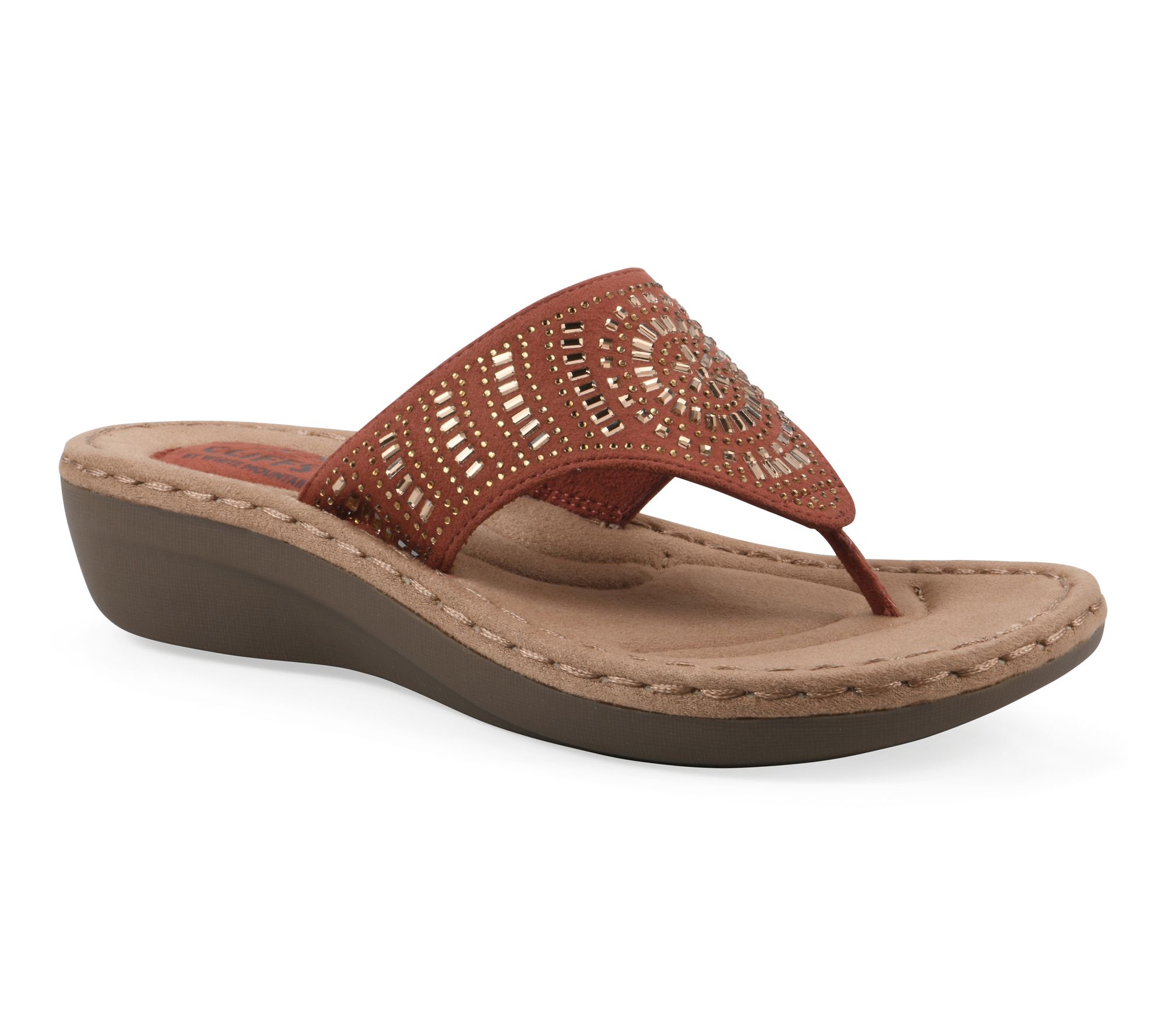 Cliffs by White Mountain Wedge Sandal - Cienna