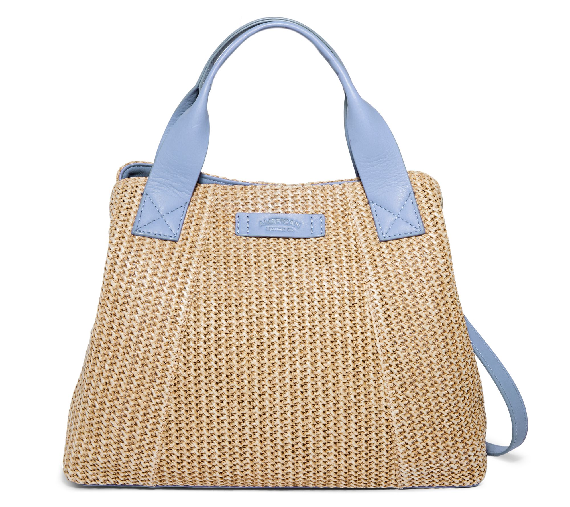 American Leather Co. Ada Triple Entry Leather Satchel