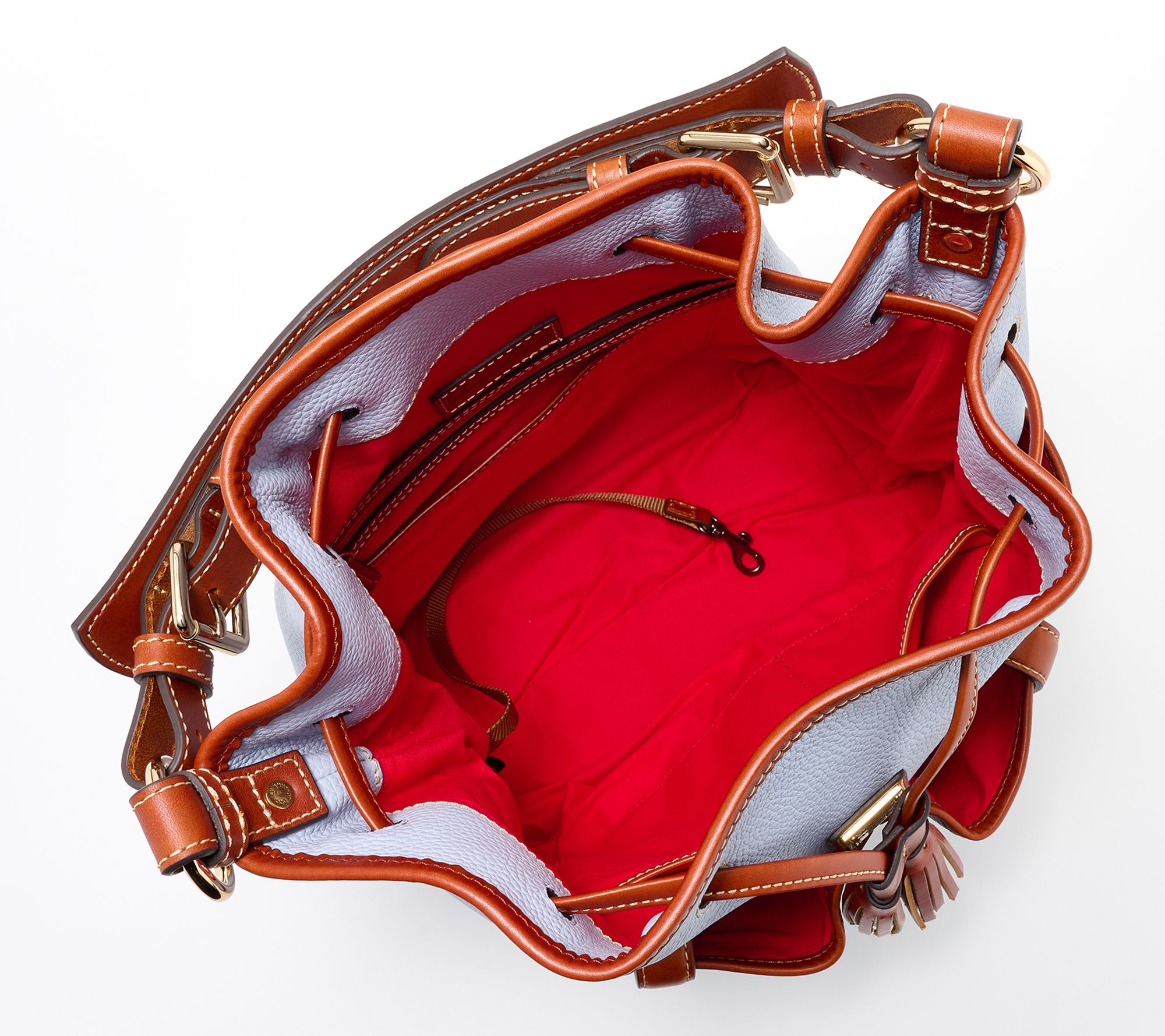 Dooney & Bourke Handbag, Pebble Grain Drawstring - Black: Handbags