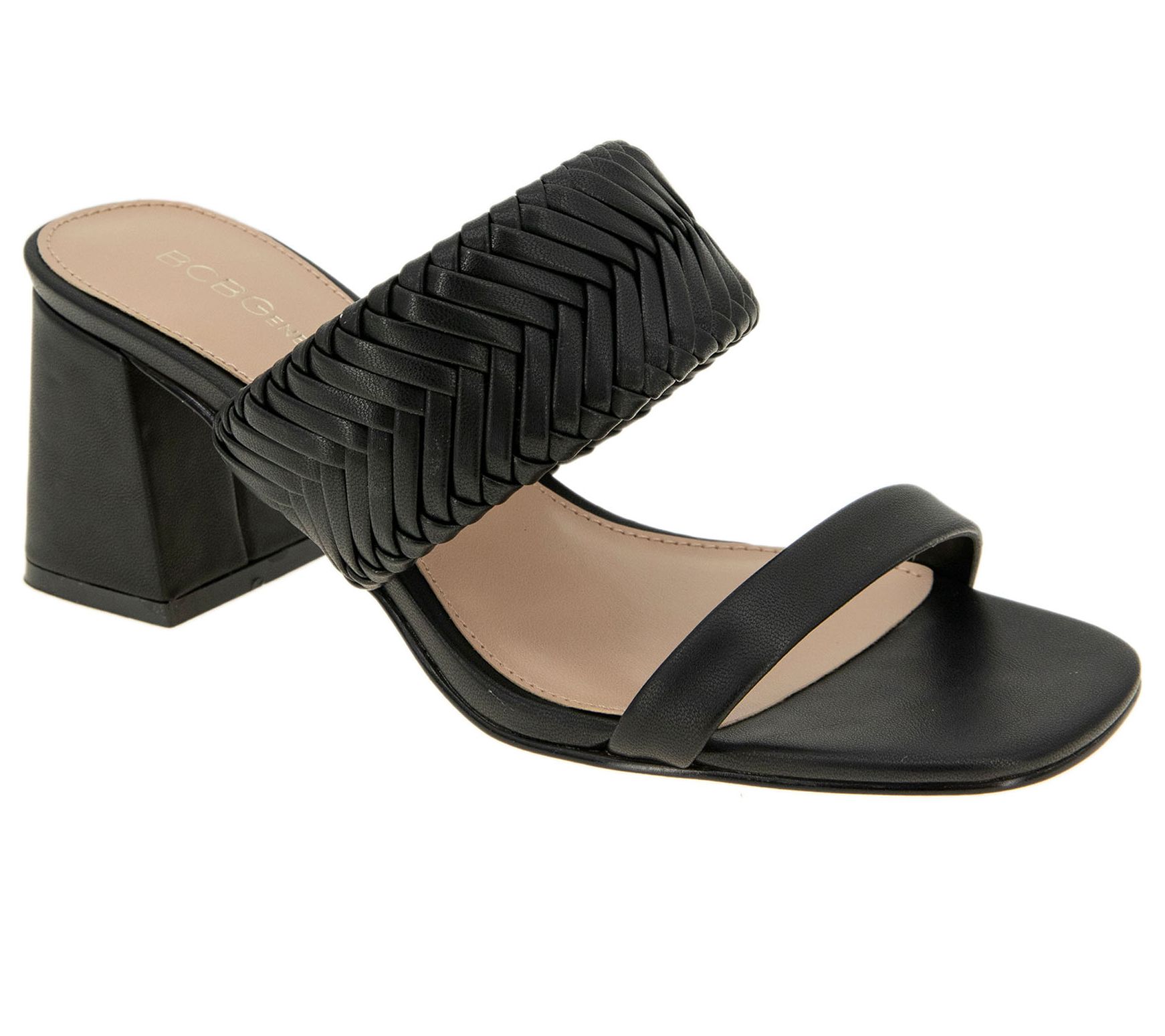 Qvc discount black sandals