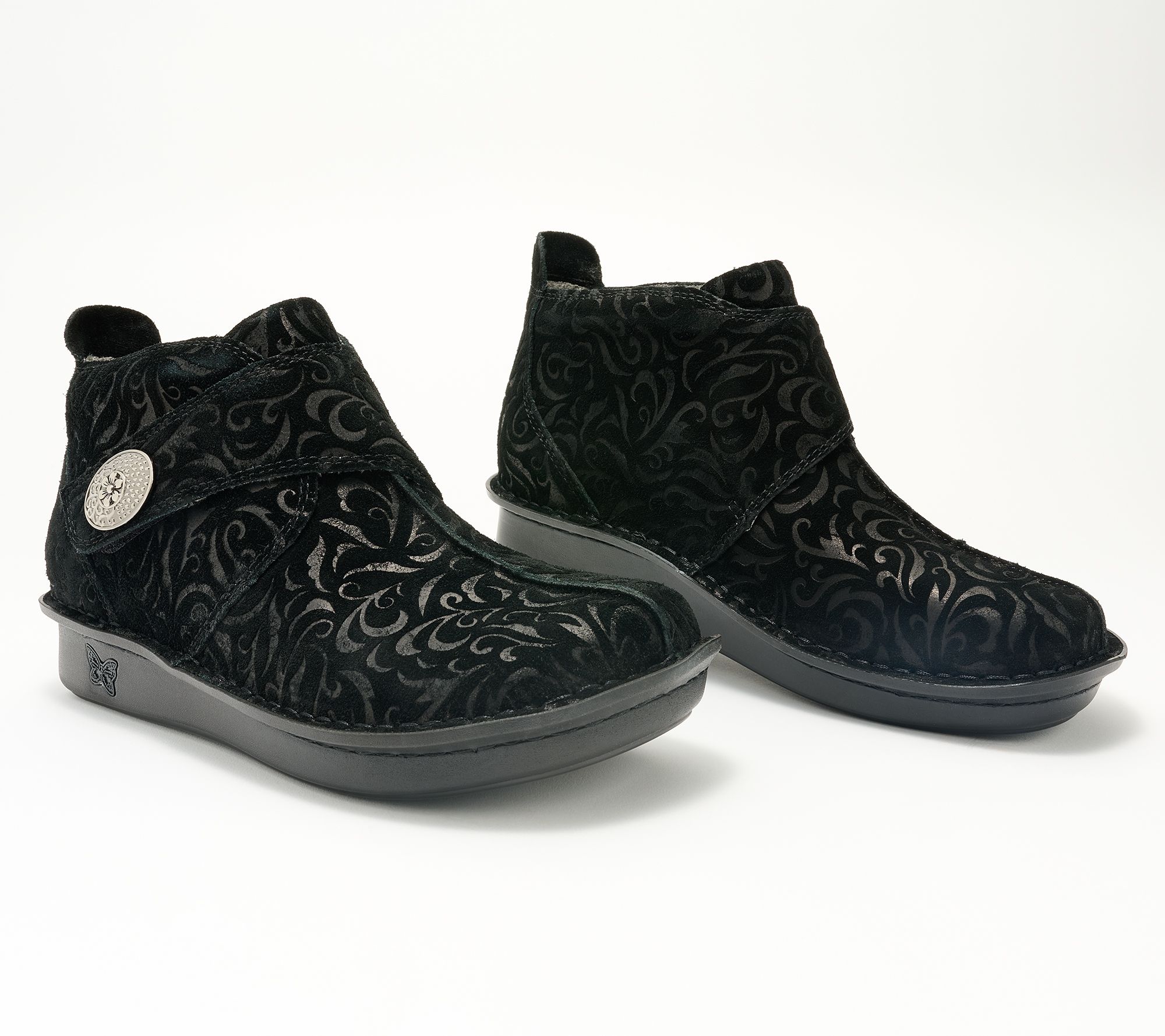 Alegria Leather Ankle Boots - Caiti