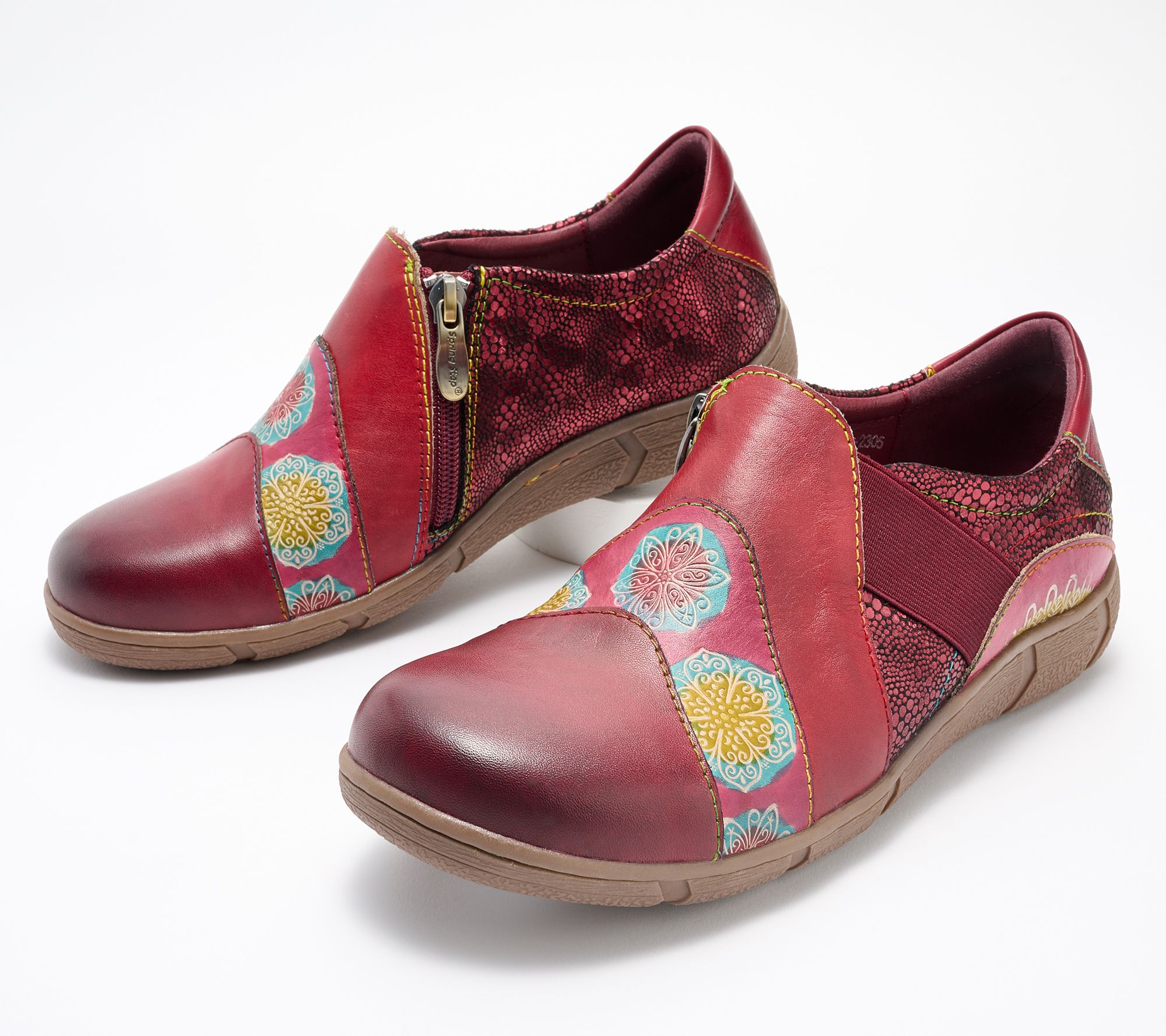 L'Artiste by Spring Step Leather Slip-Ons - Lata