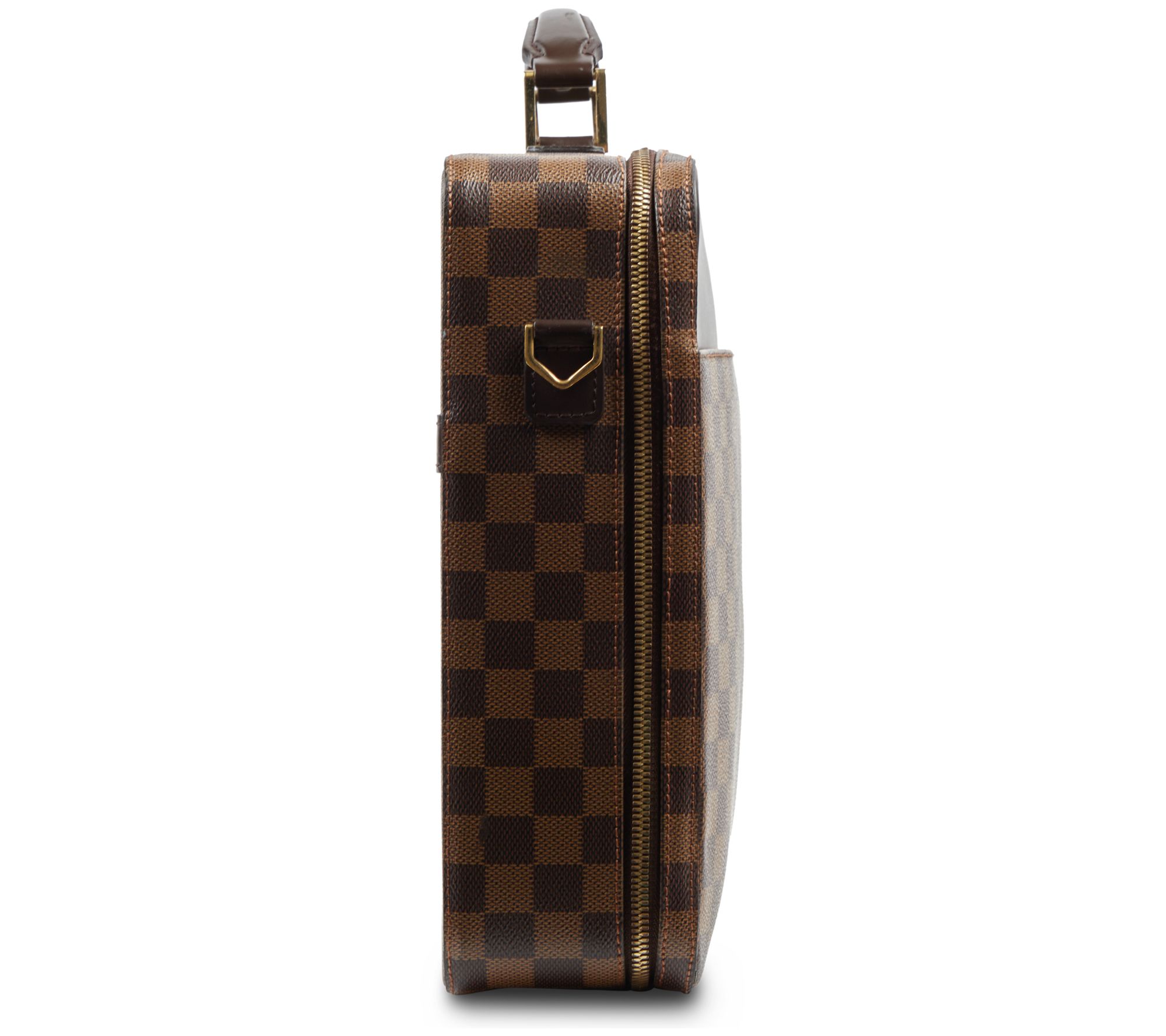 Pre-Owned Louis Vuitton Sabana Briefcase DamierEbene Brown - QVC.com