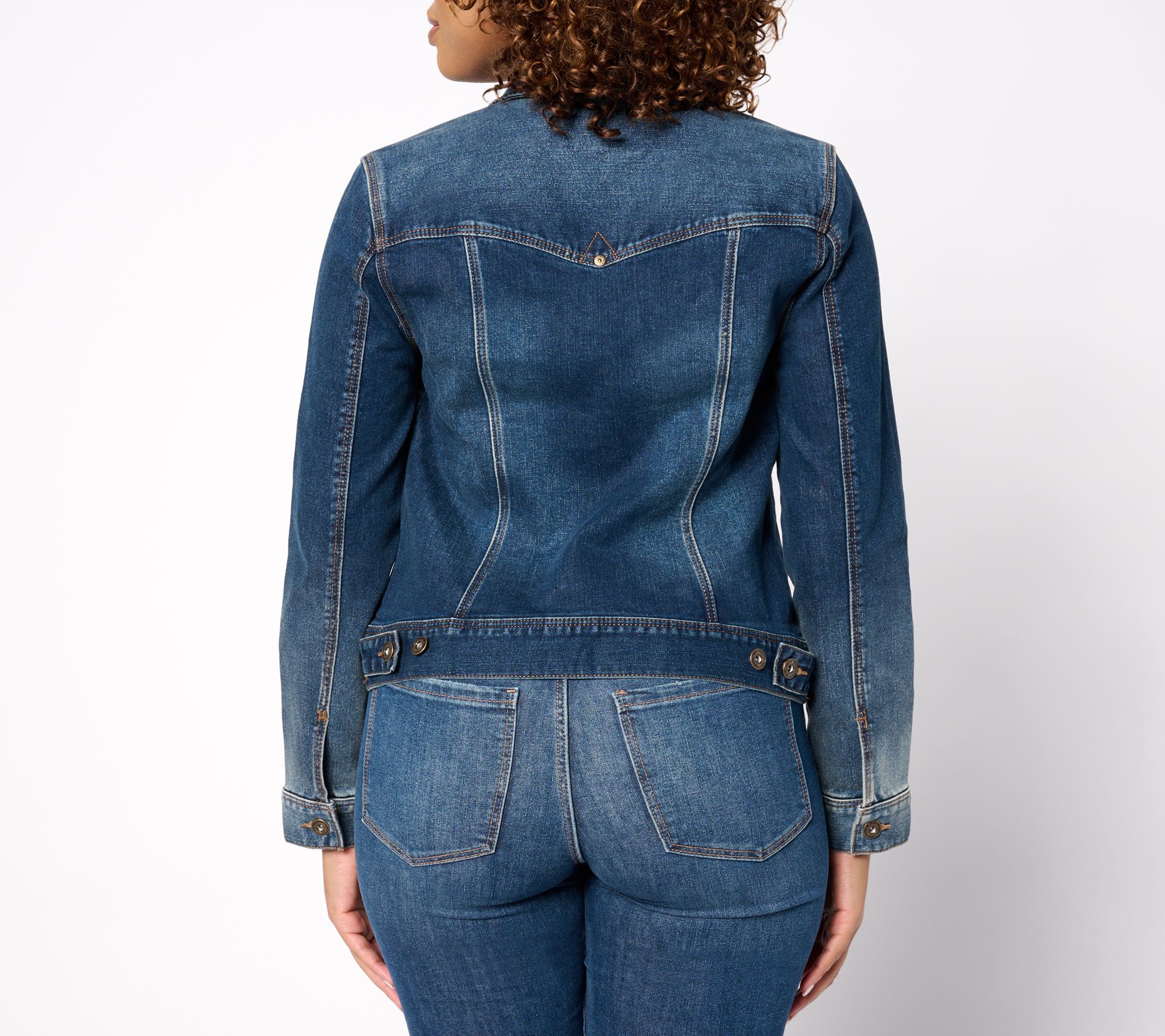 LVPL by Liverpool Jean Jacket - Waterfront - QVC.com